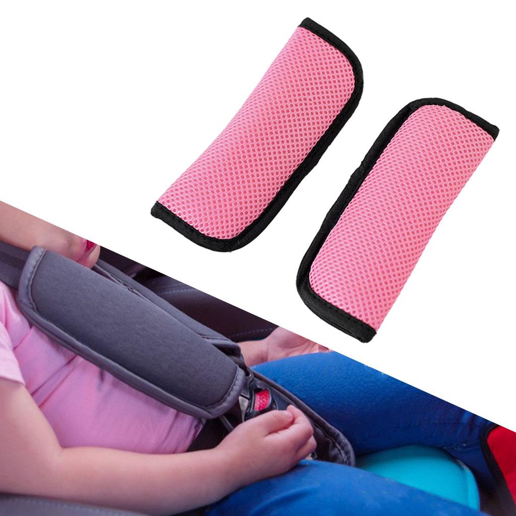 Kids Car Safety Seat Belt Covers Parts Child Children Boys Girls Pink