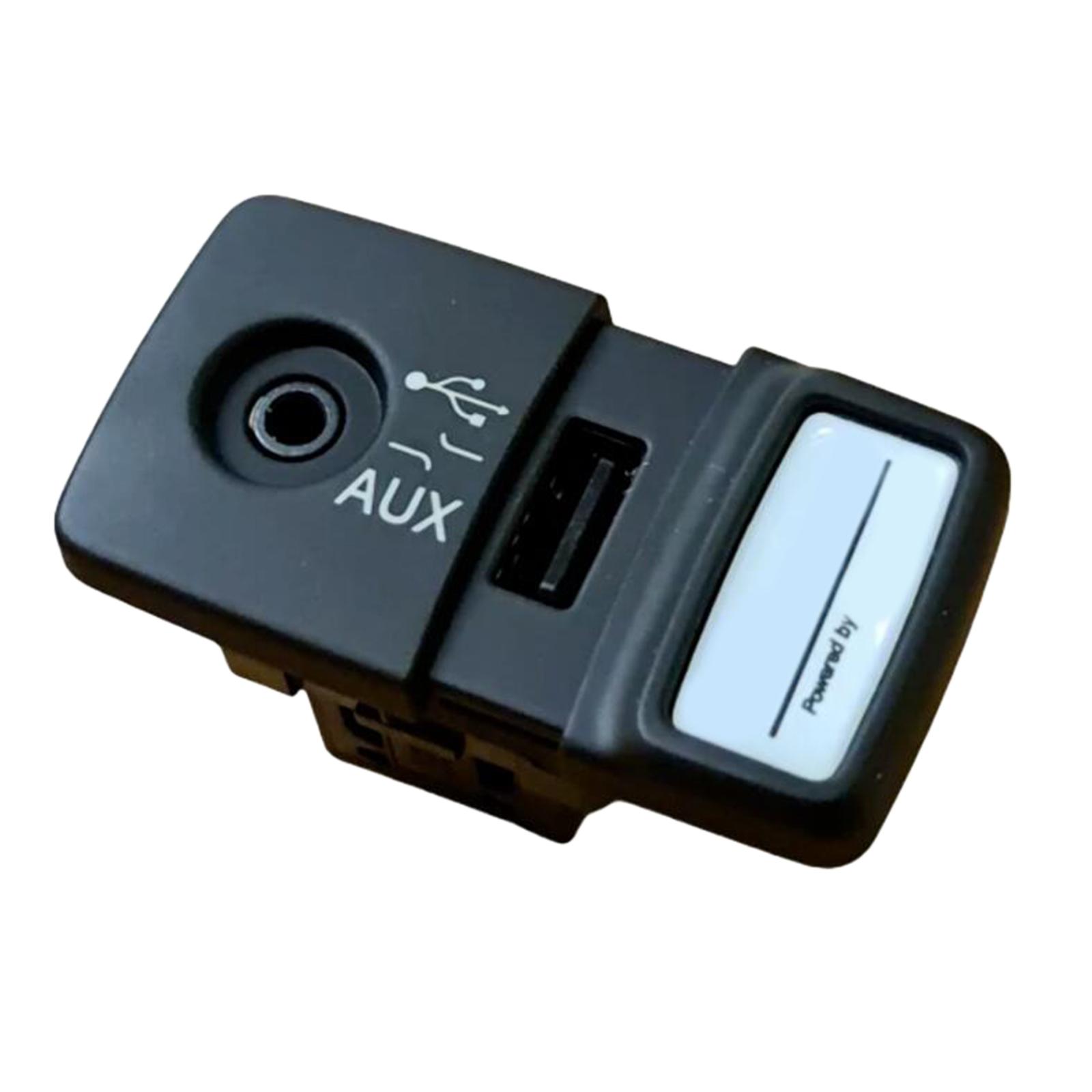 Media Player USB AUX Charging Port Socket Fit for Fiat 500 Panda Punto