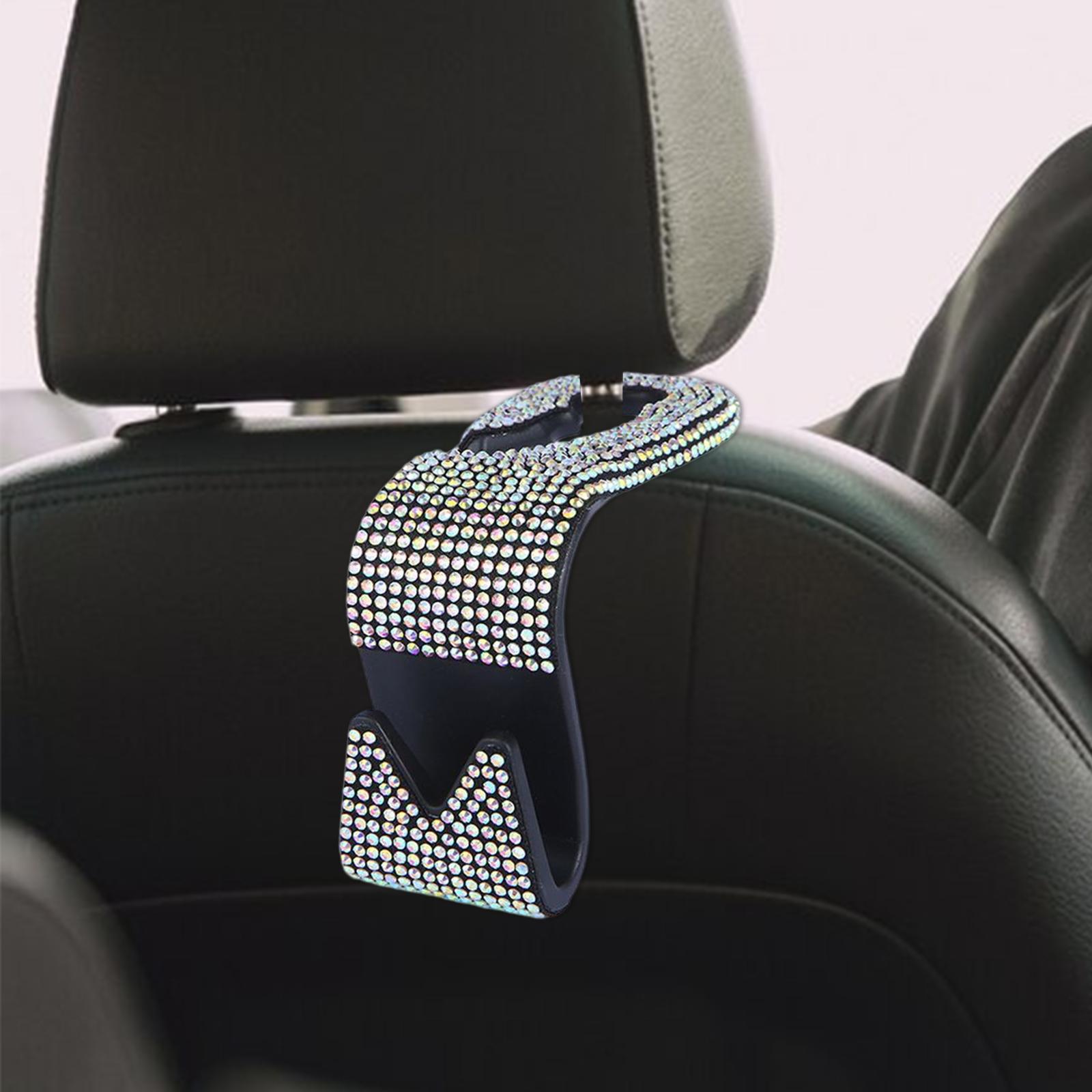 Universal Car Headrest Hook Portable for Umbrellas Hanging Bag Handbag Colorful