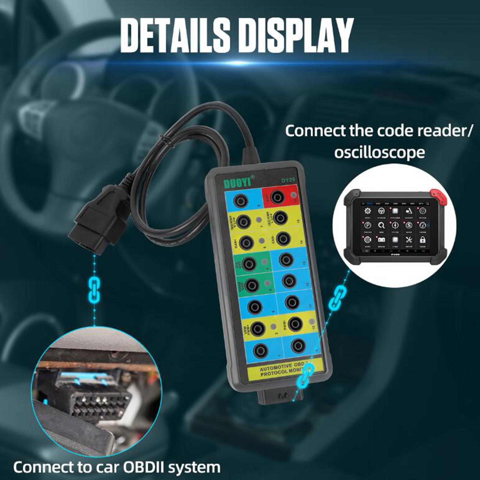 OBDII Breakout Box Car Test Can Breakout Box for Accessories Automotive
