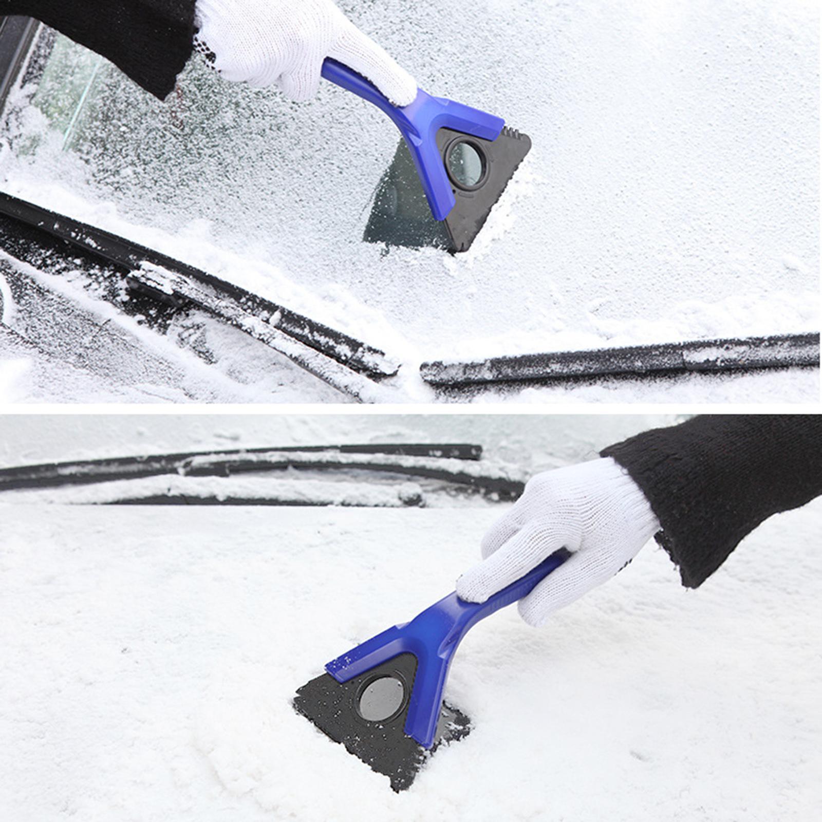 3xCar Windshield Ice Scraper with Handle Quick Removal Effective Snow Scraper