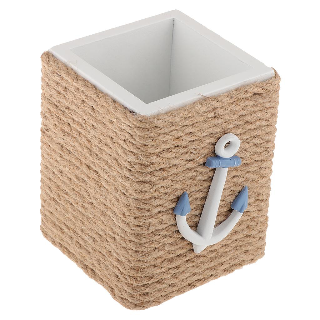 Exquisite pencil holder Mediterranean style desktop organizer  B