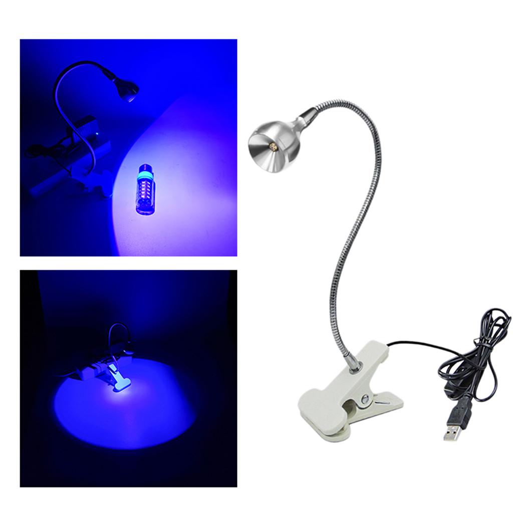 275nm USB Clip Desk UVC Sterilizer Light Flexible Table Disinfection Lamp