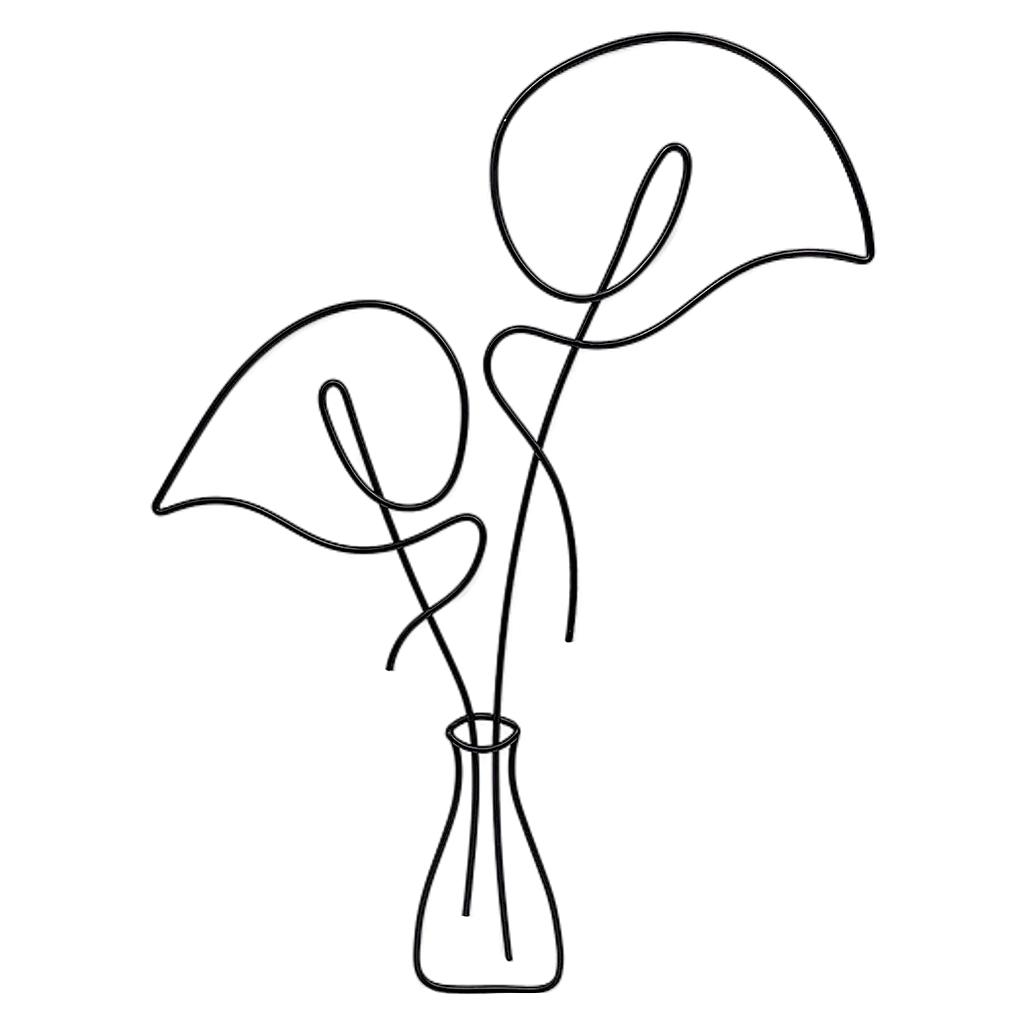 Calla Lily Wall Sculpture