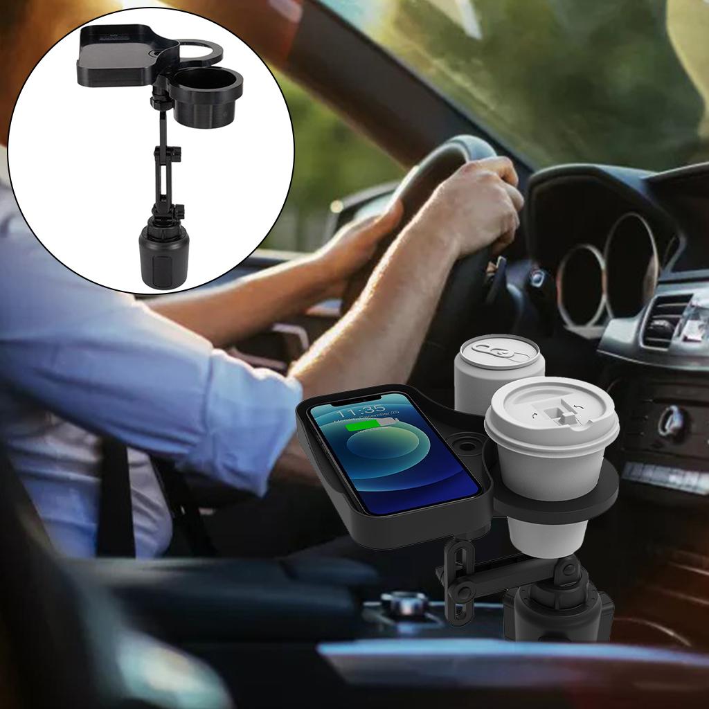 Car Cup Holder Adapter Vehicles Bottles Drinks Container Standard