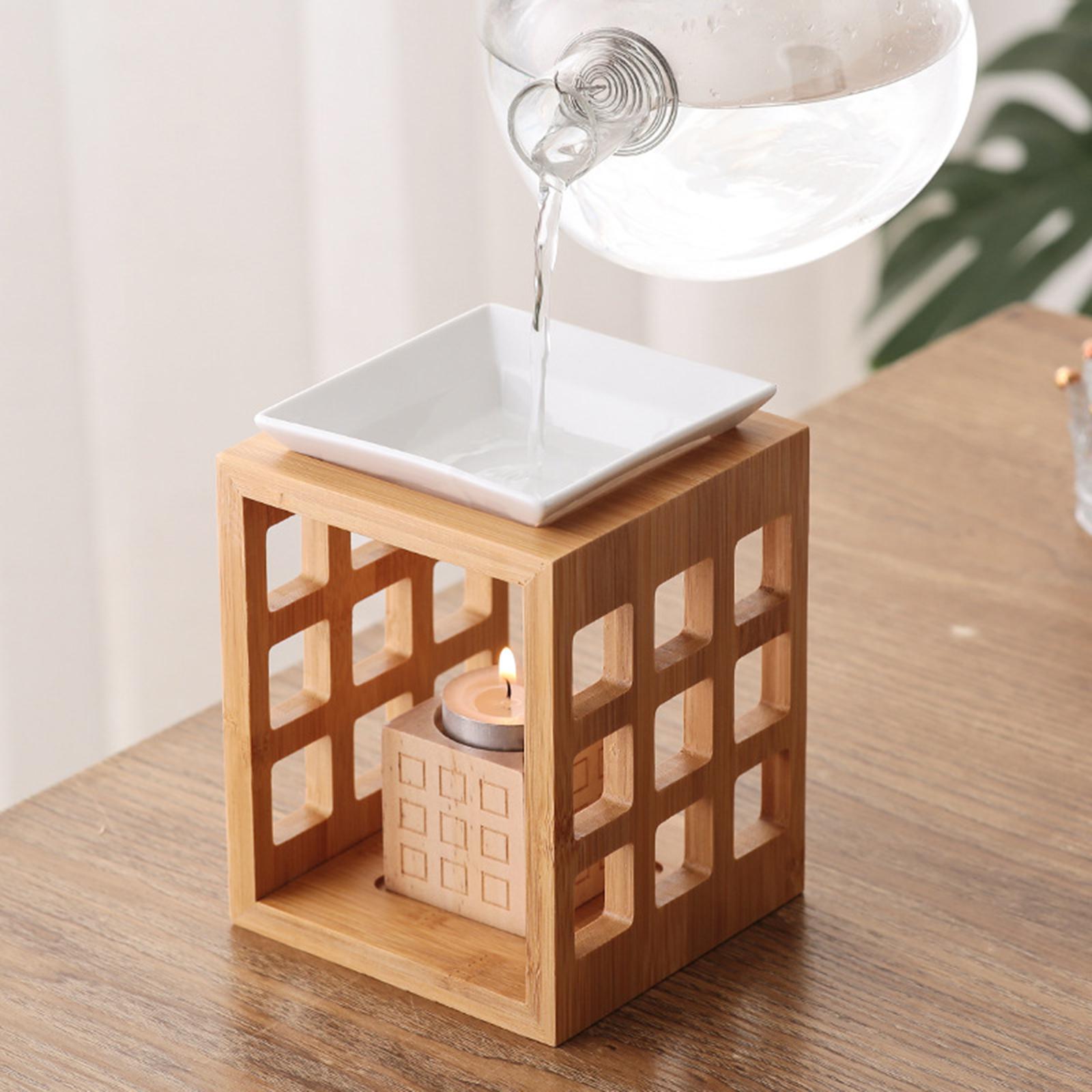 Essential Oil Burner Candle Wax Melt Tealight Holder Warmer Aromatherapy