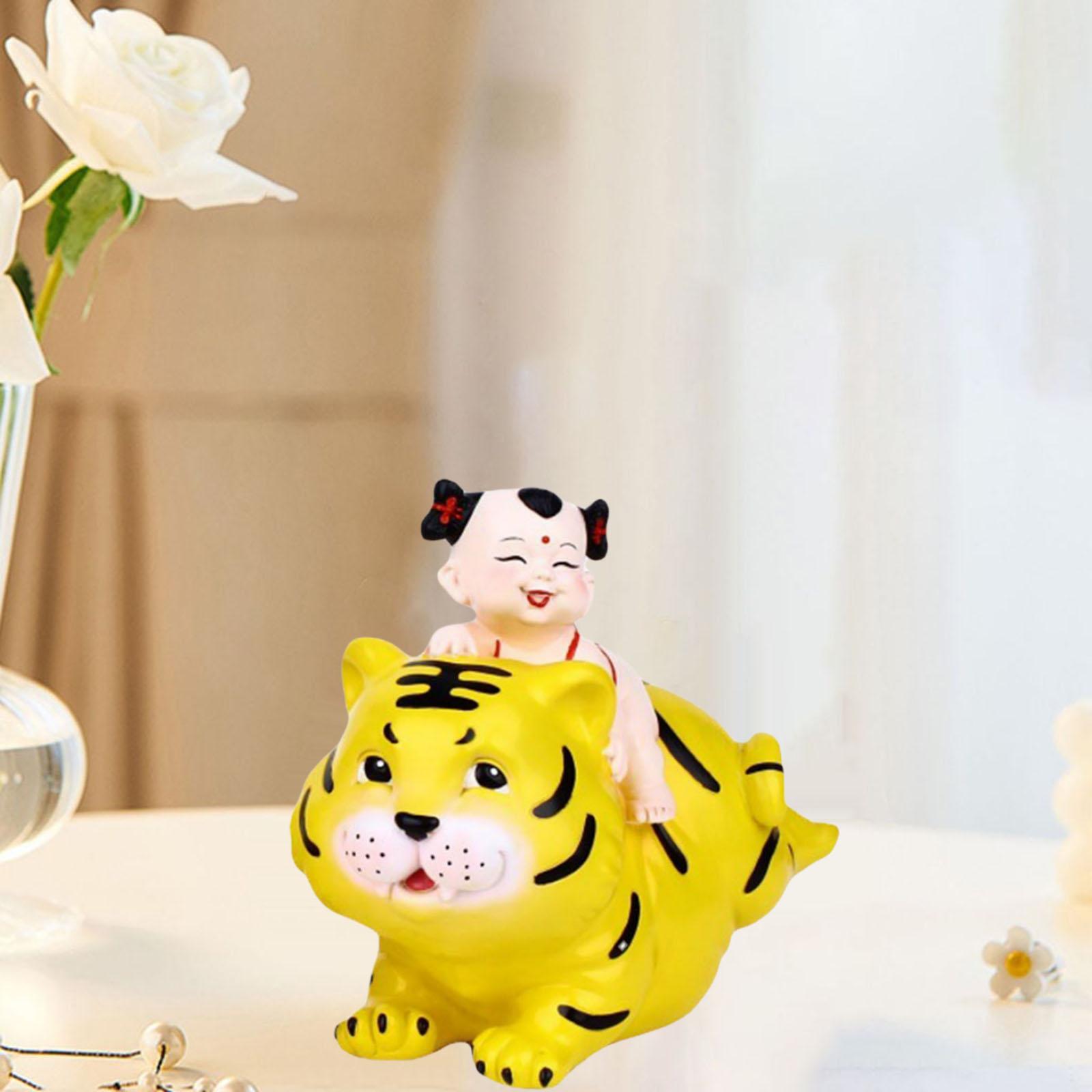 Cartoon Piggy Bank New Years Gifts Home Resin Birthdays Gifts  girl yellow