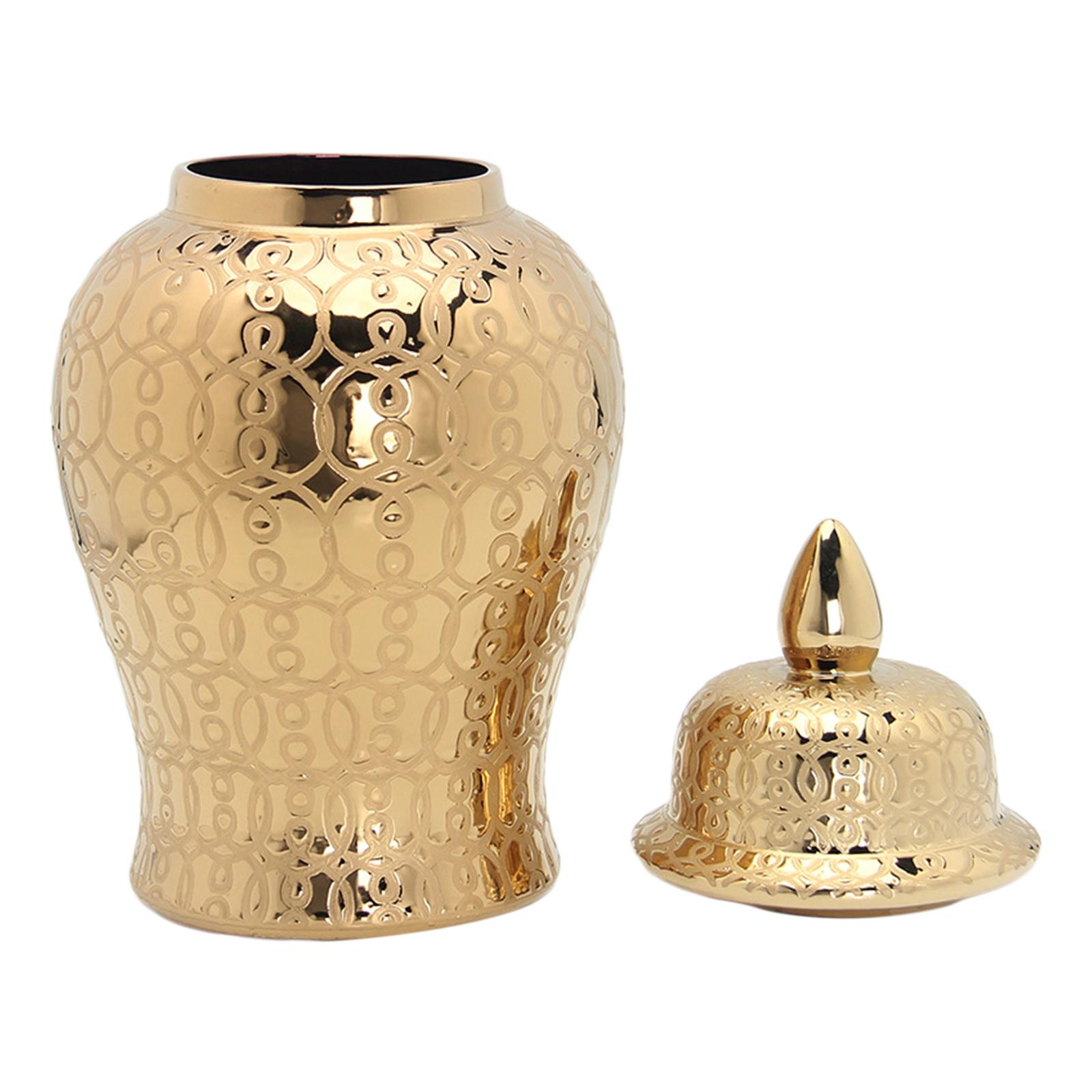 Ceramic Ginger Jar With Lid