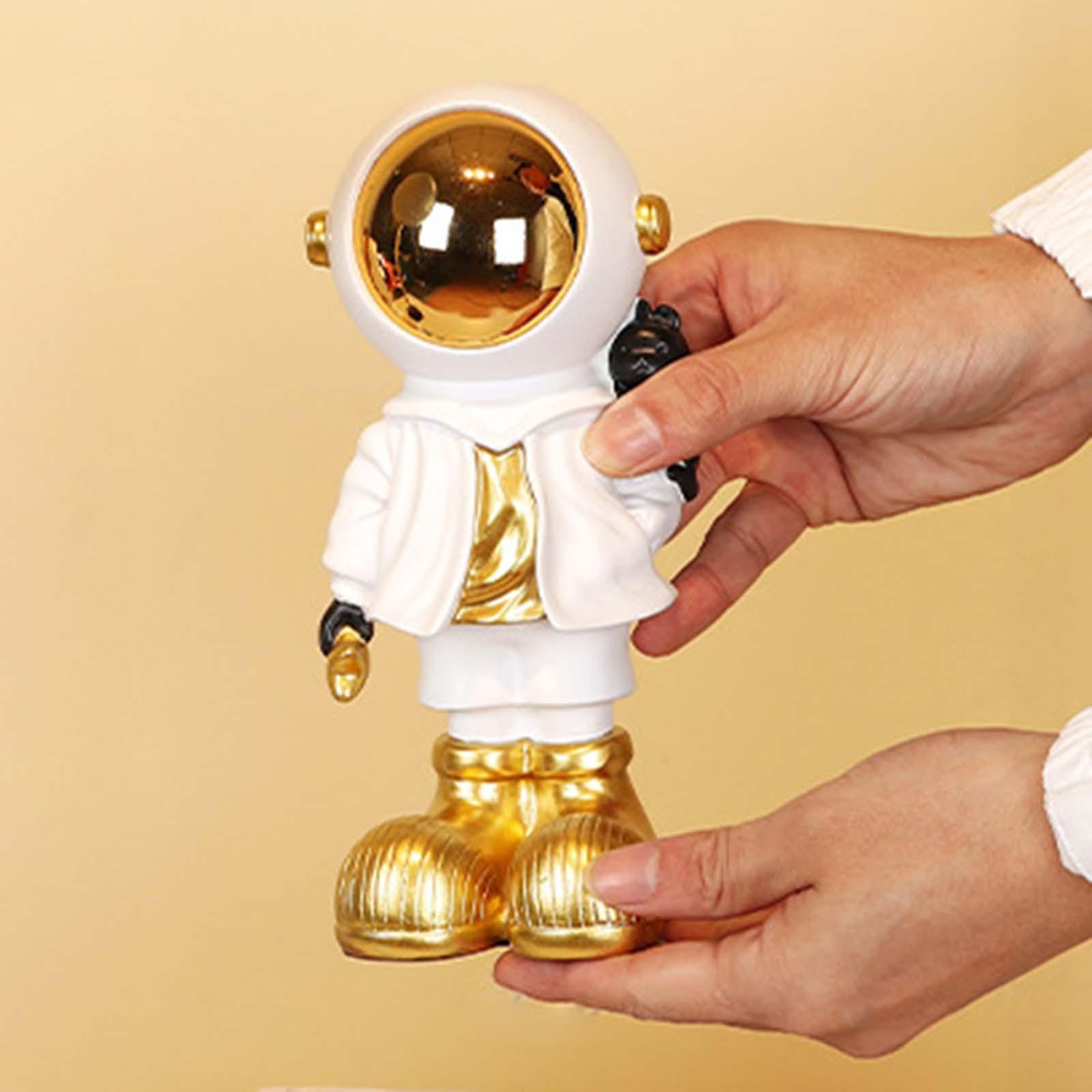 Astronaut Statue Sculpture Great Gift Desktop Decor Birthday Gifts White 