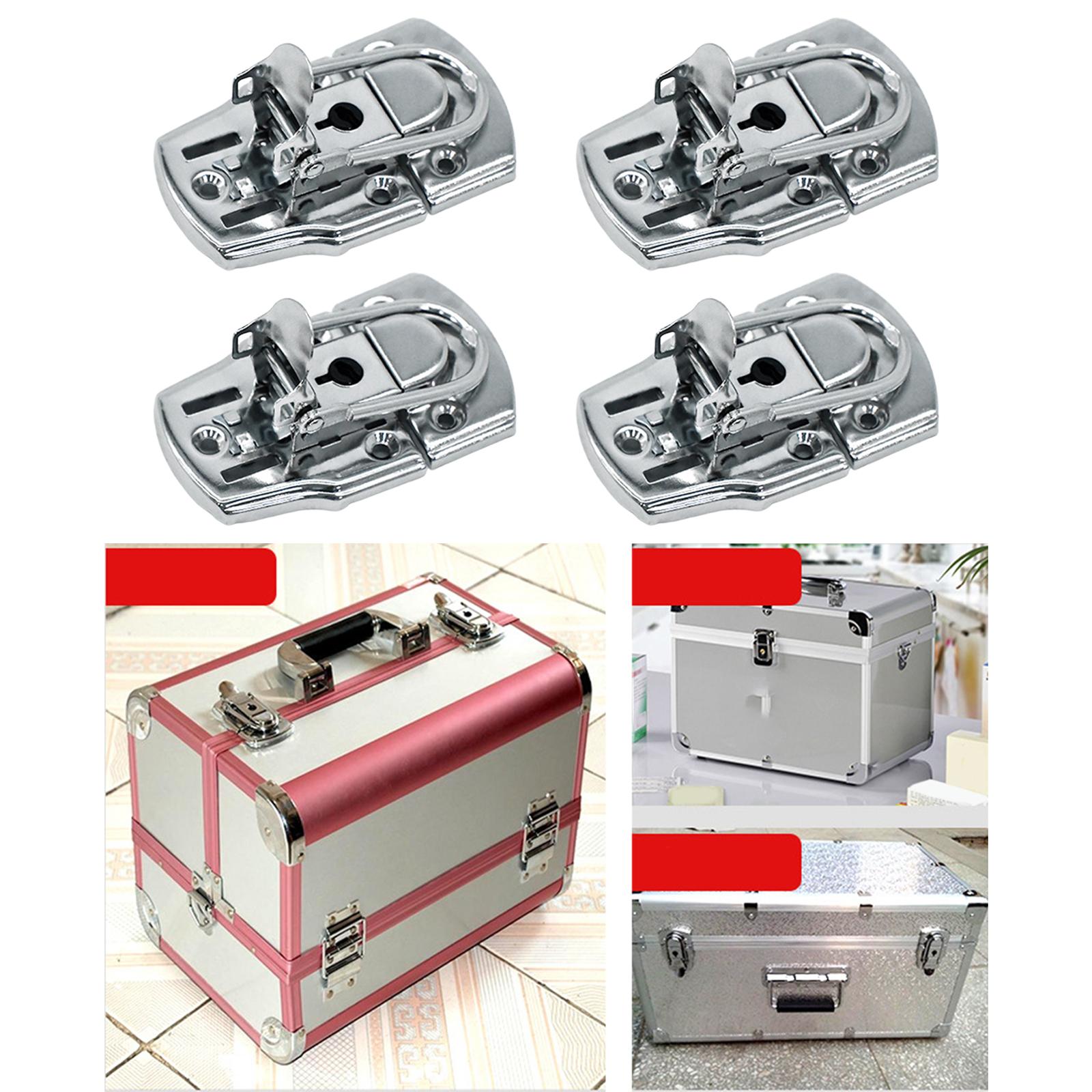 4x Toggle Hasp Latch Durable Retro Iron for Wooden Box Toolbox