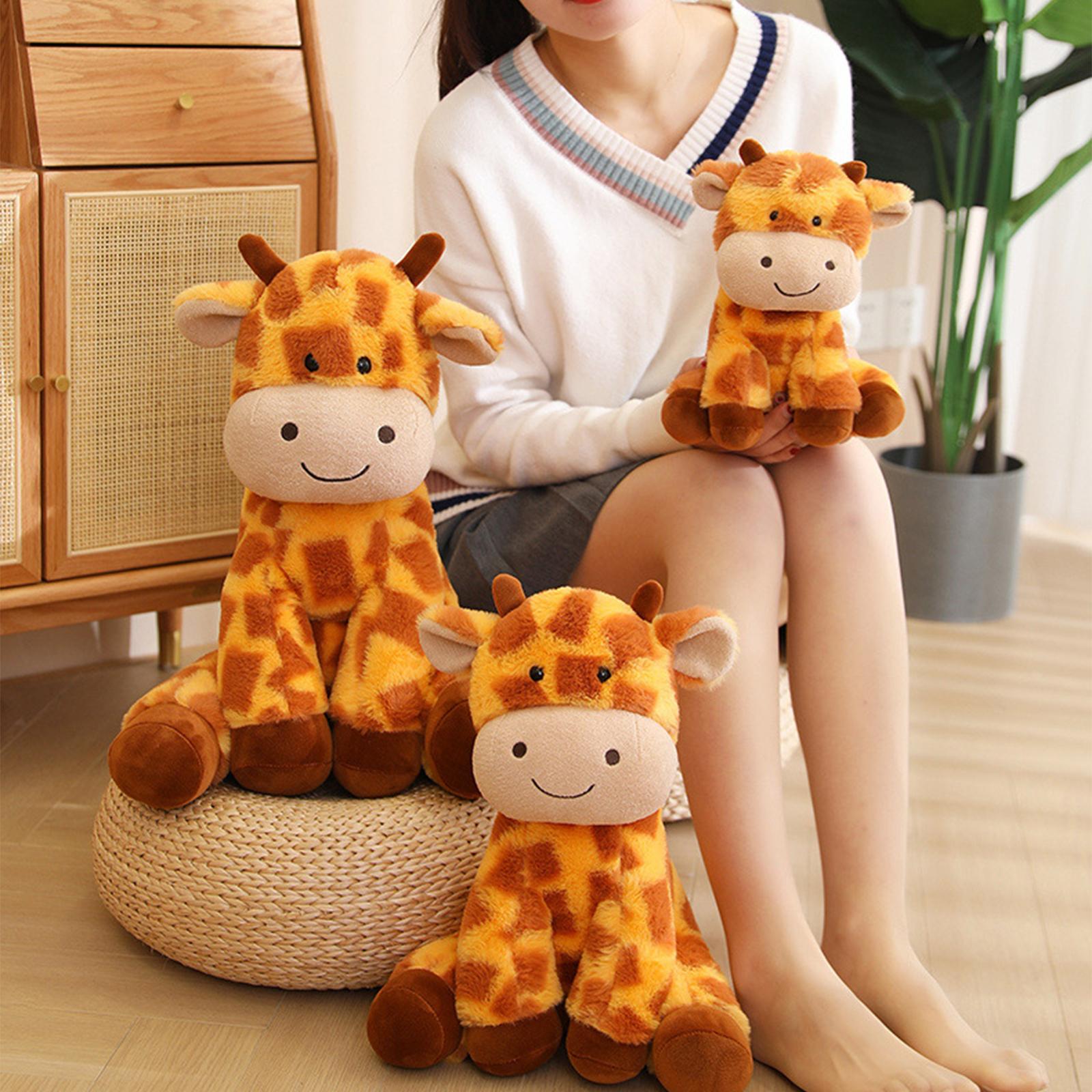 Cartoon Deer Plush Doll Comfortable for Cabinet Living Room Home Decorations 35cm