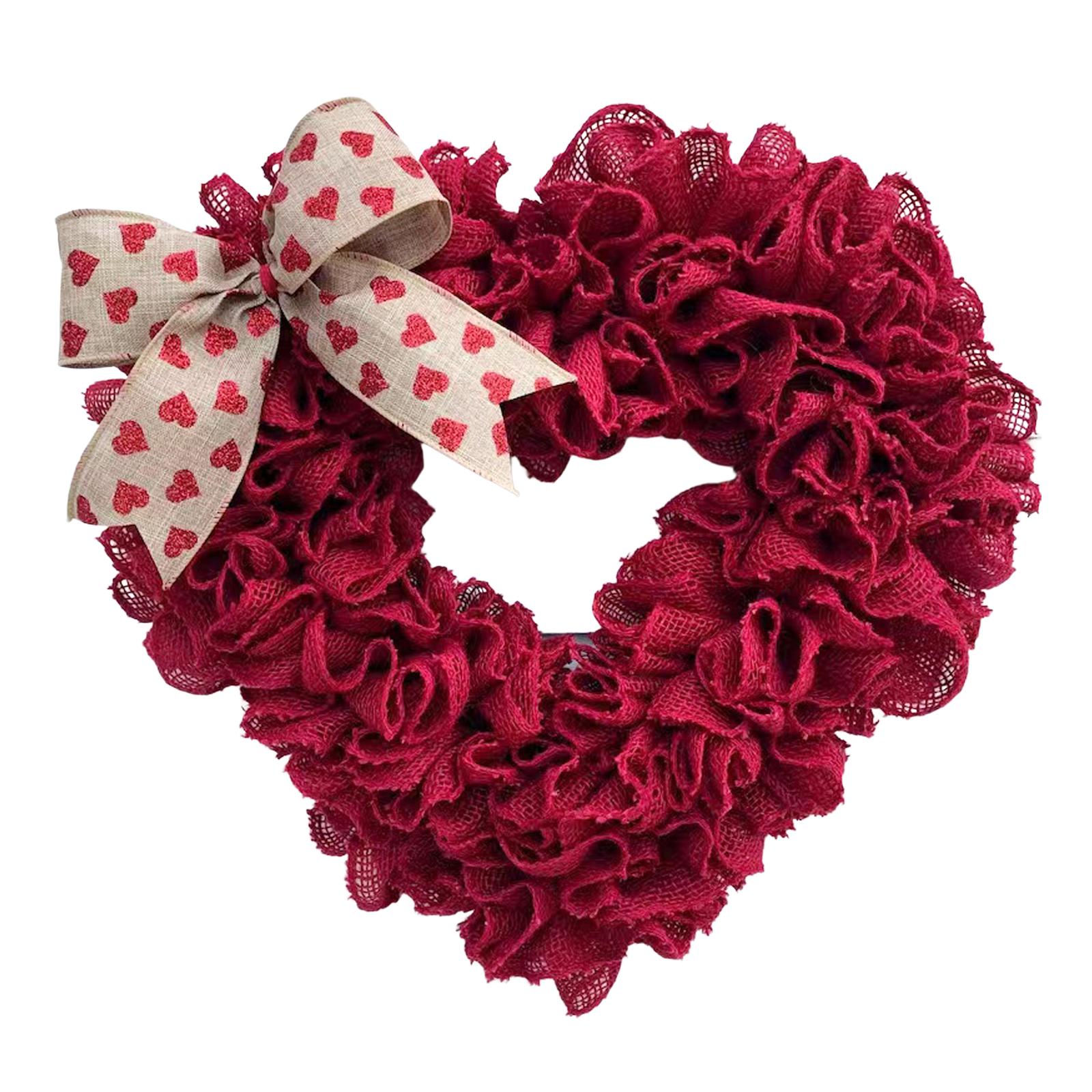 Heart Wreath Hanging Door