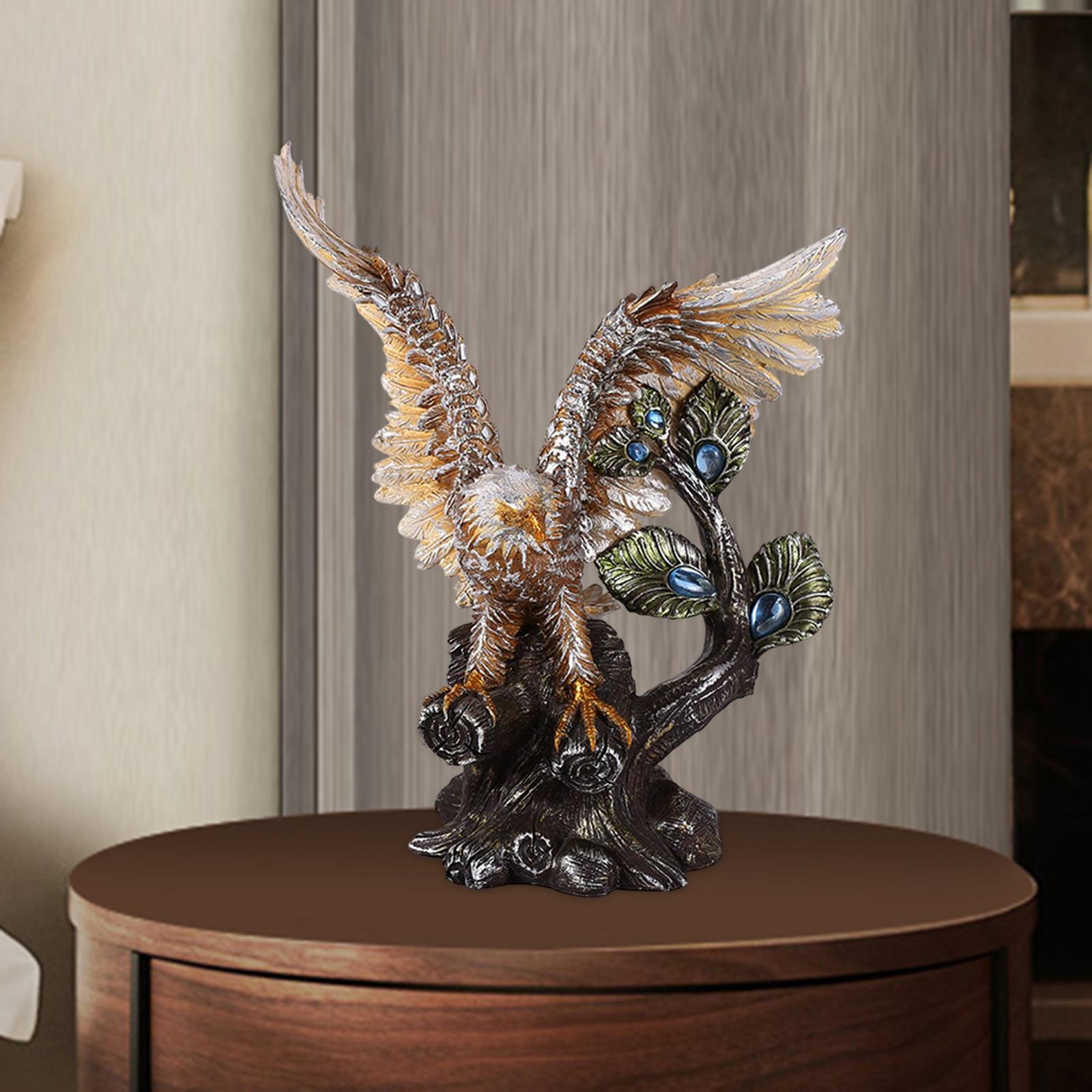 Eagle Sculpture Decorative Collection for Drawing Room Tabletop Studio Style A