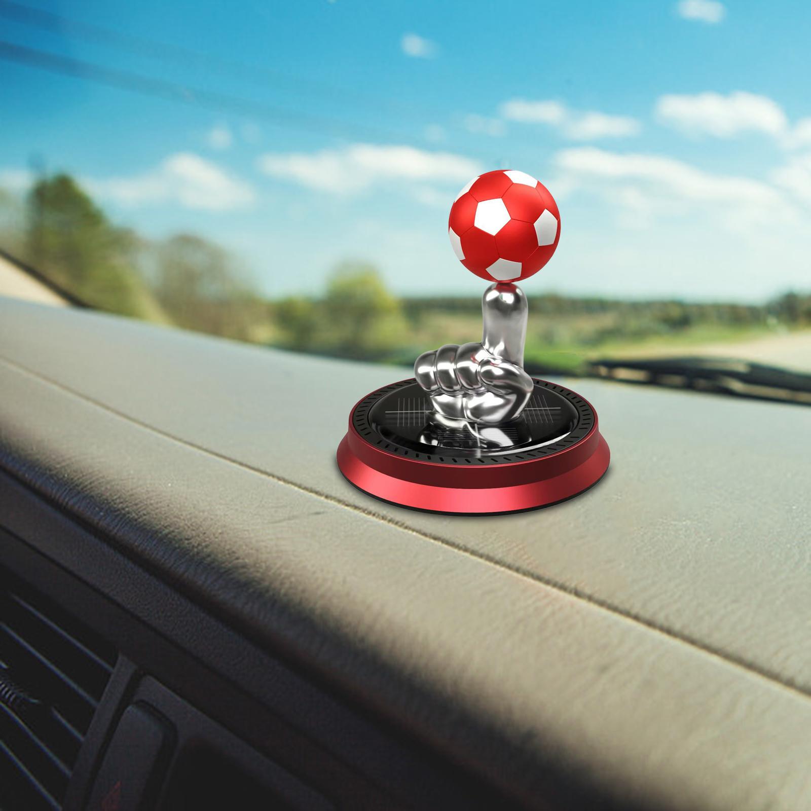 Solar Powered Car Air Freshener Car Essential Oil Diffuser Red