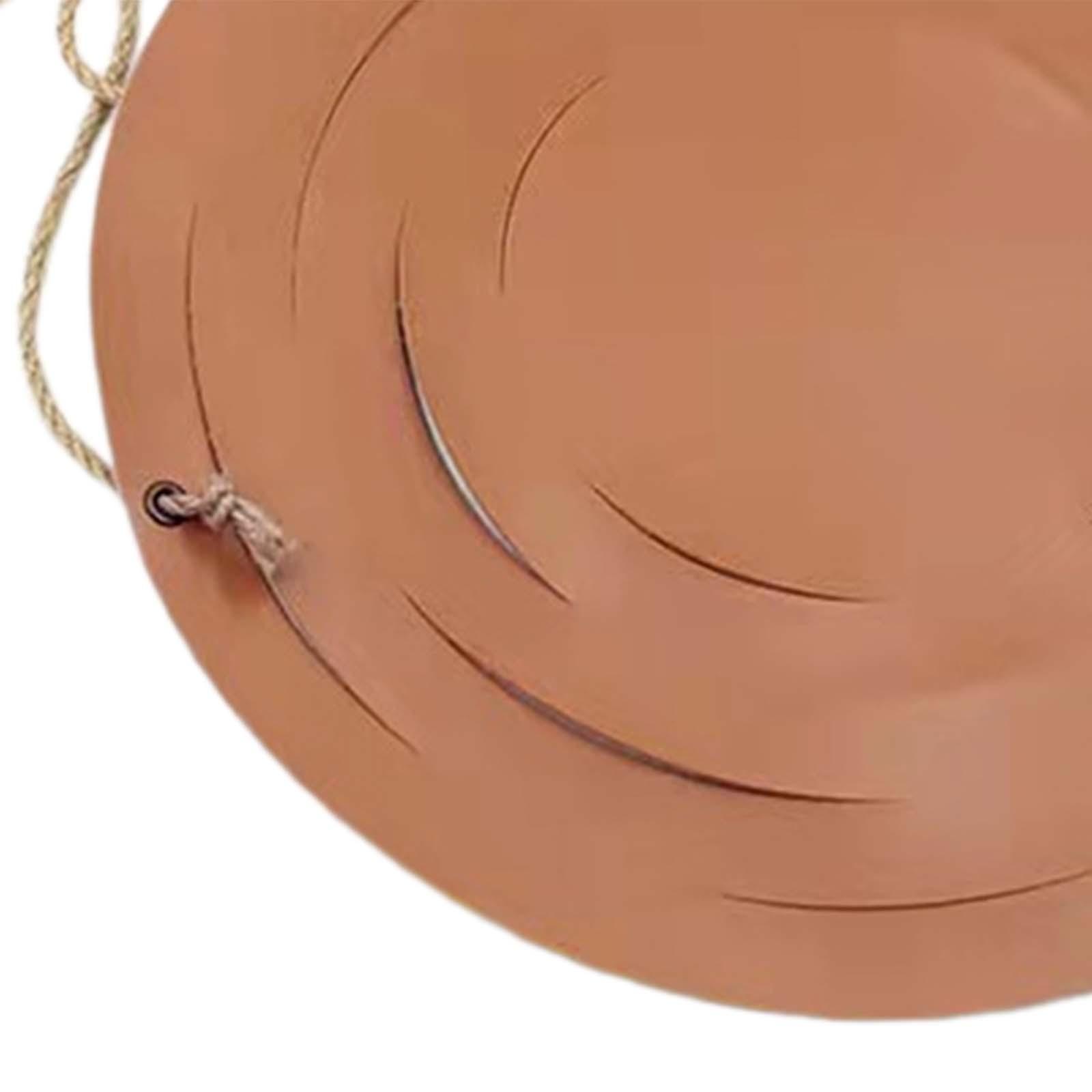 Garden Hanging Planter Holder Patio Lawn Balcony Hanging Plant Potted Basket Brown