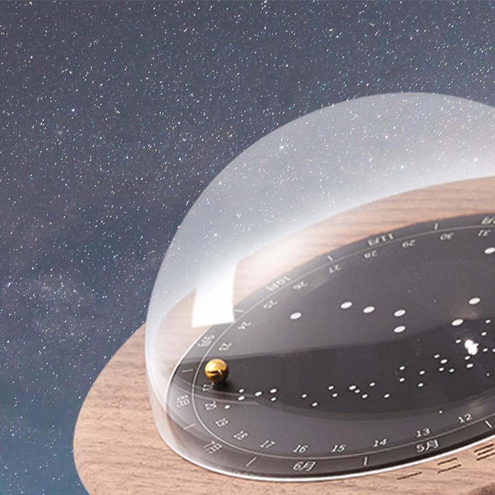 Star River Scene Calendar Wood Calendar for Birthday Gift Relatives