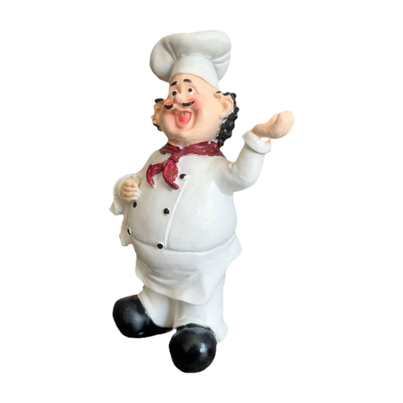 Resin Chef Figurine Cute