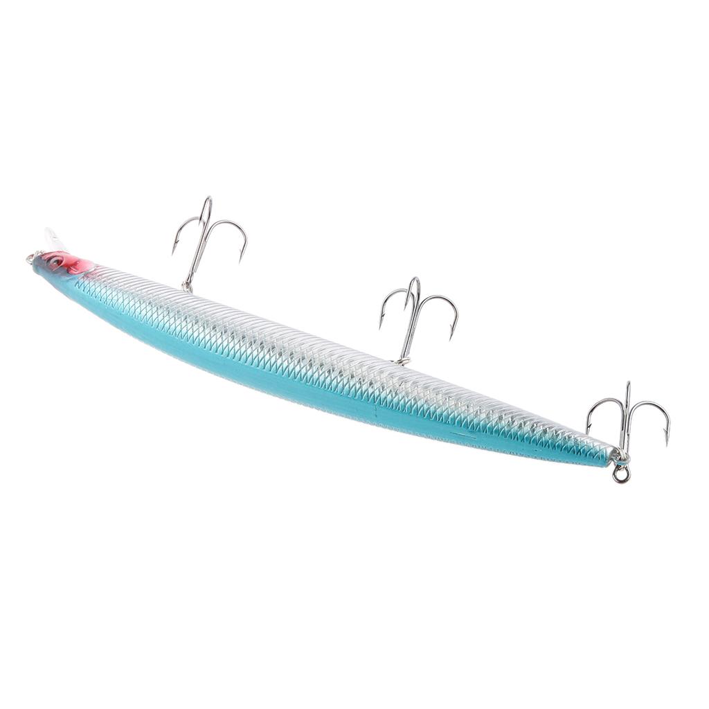 18cm/26g Baitcast Artificial Lures Lifelike Fishing Lures Swimbaits  Blue