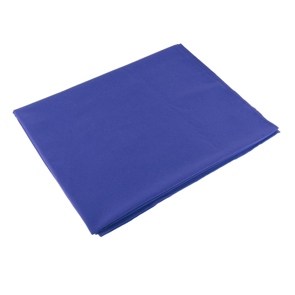 Outdoor Microfiber Quick Dry Towel Set for Camping Travelling  Dark Blue