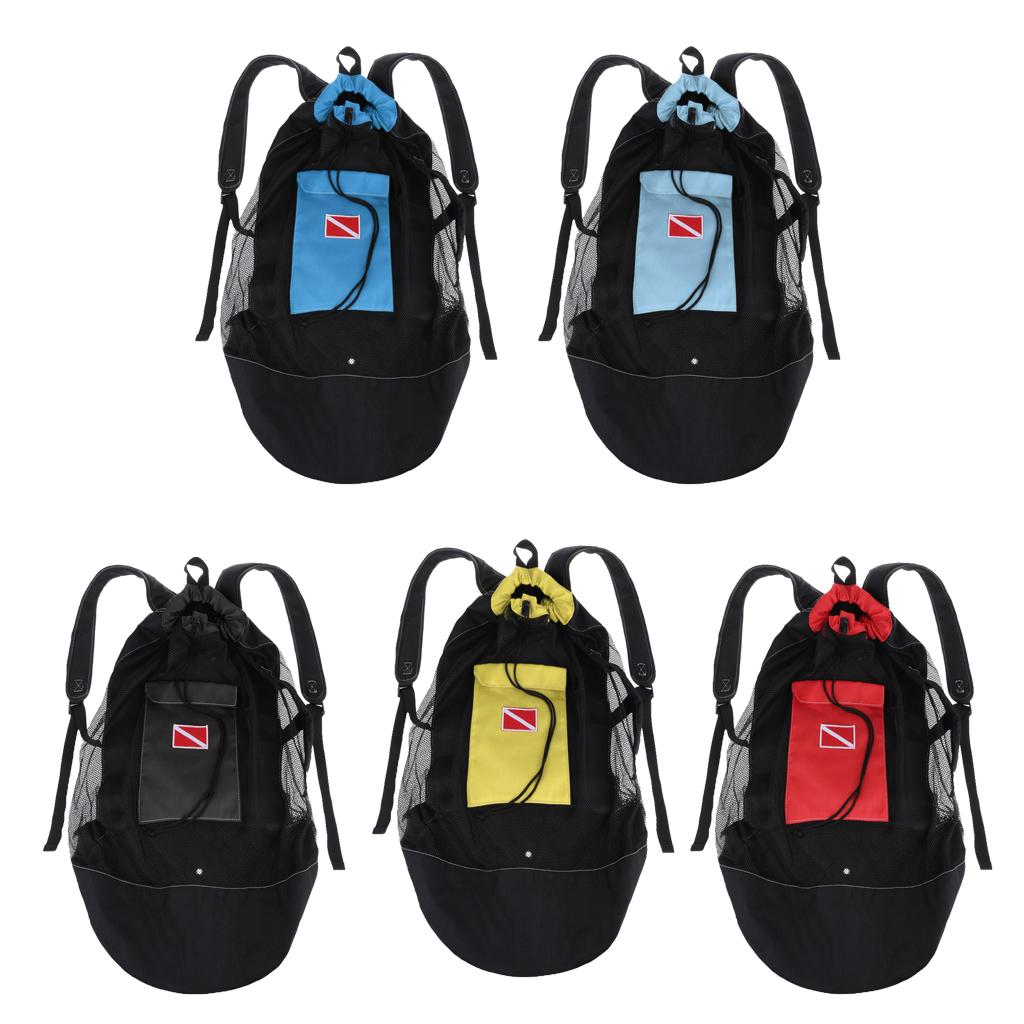 Scuba Diving Bag Mesh Travel Backpack Snorkeling Gear Equipment Dry Bag