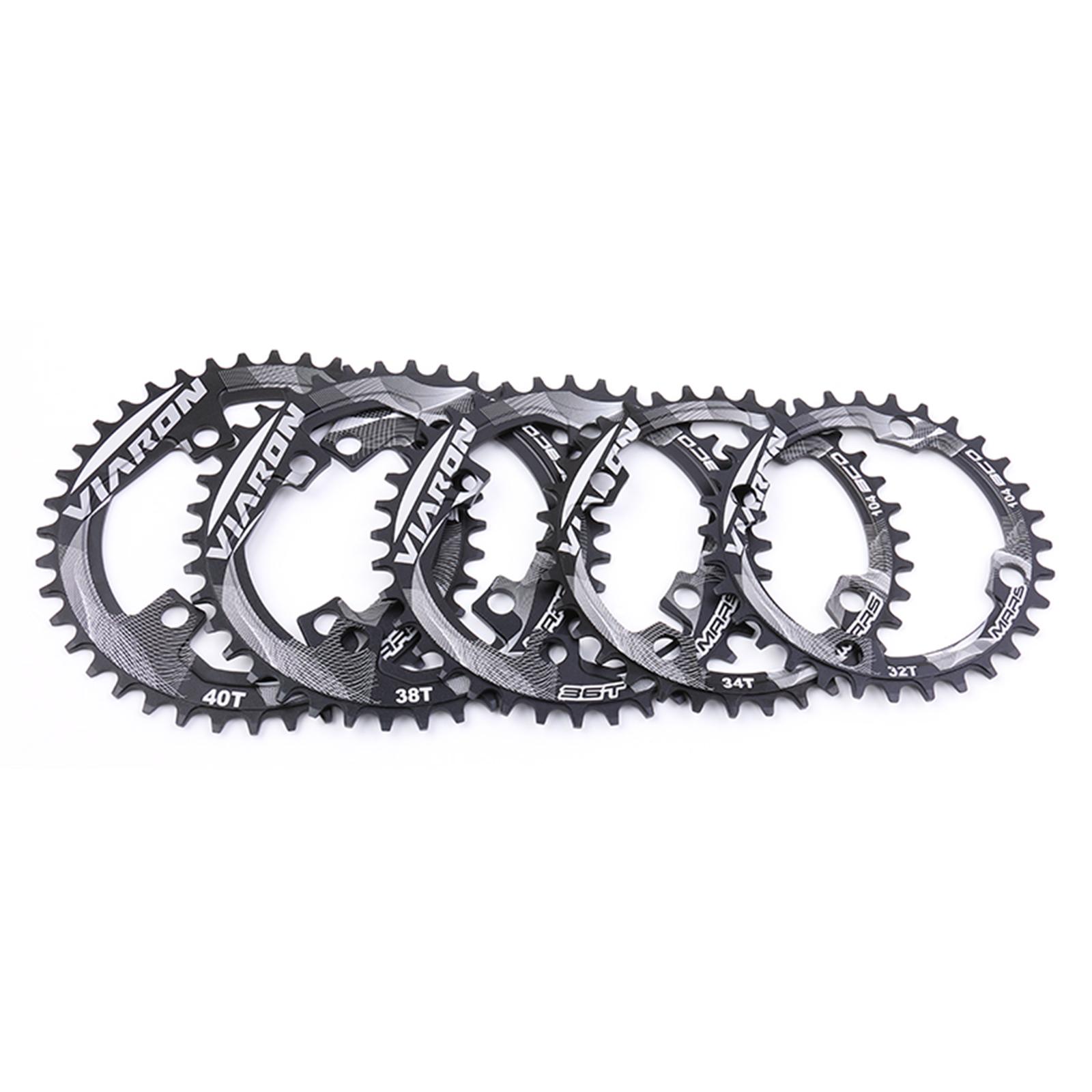 Bike Chainring Folding Bicycle BCD104 Replacement Refit Chainwheel Black 32T