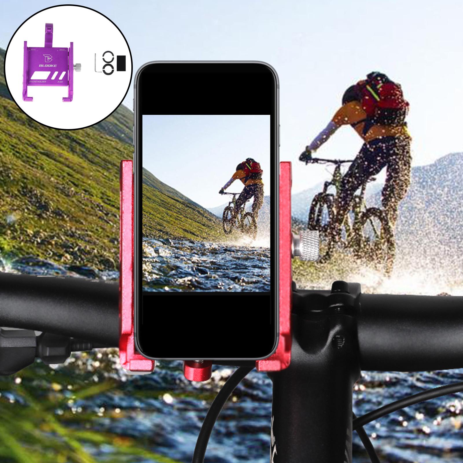 Bicycle Mobile Cellphone Holder for Scooter MTB Road Accessories Purple