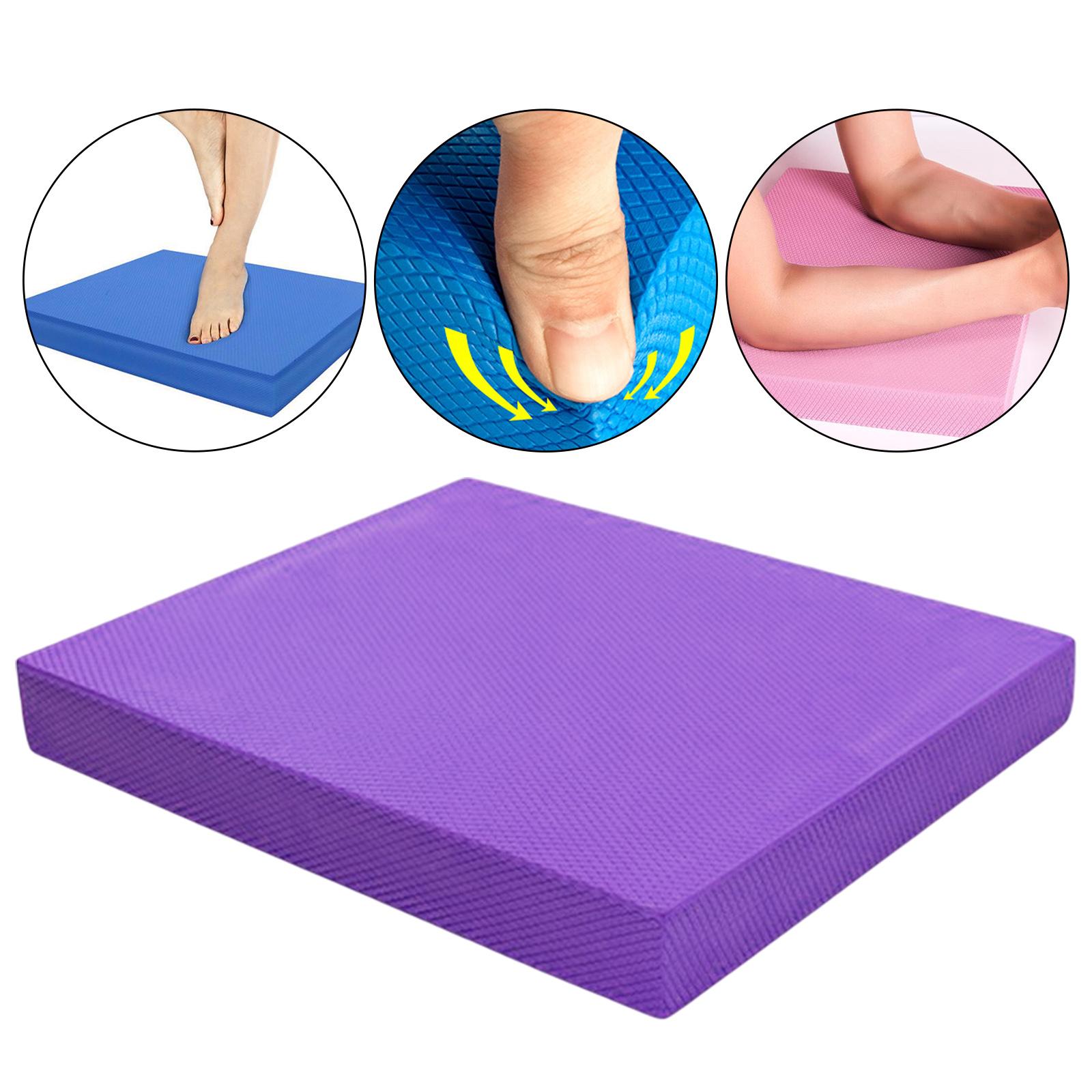 TPE Yoga Mat Board Soft Stability for Pilates Fitness Adults Kids S Purple