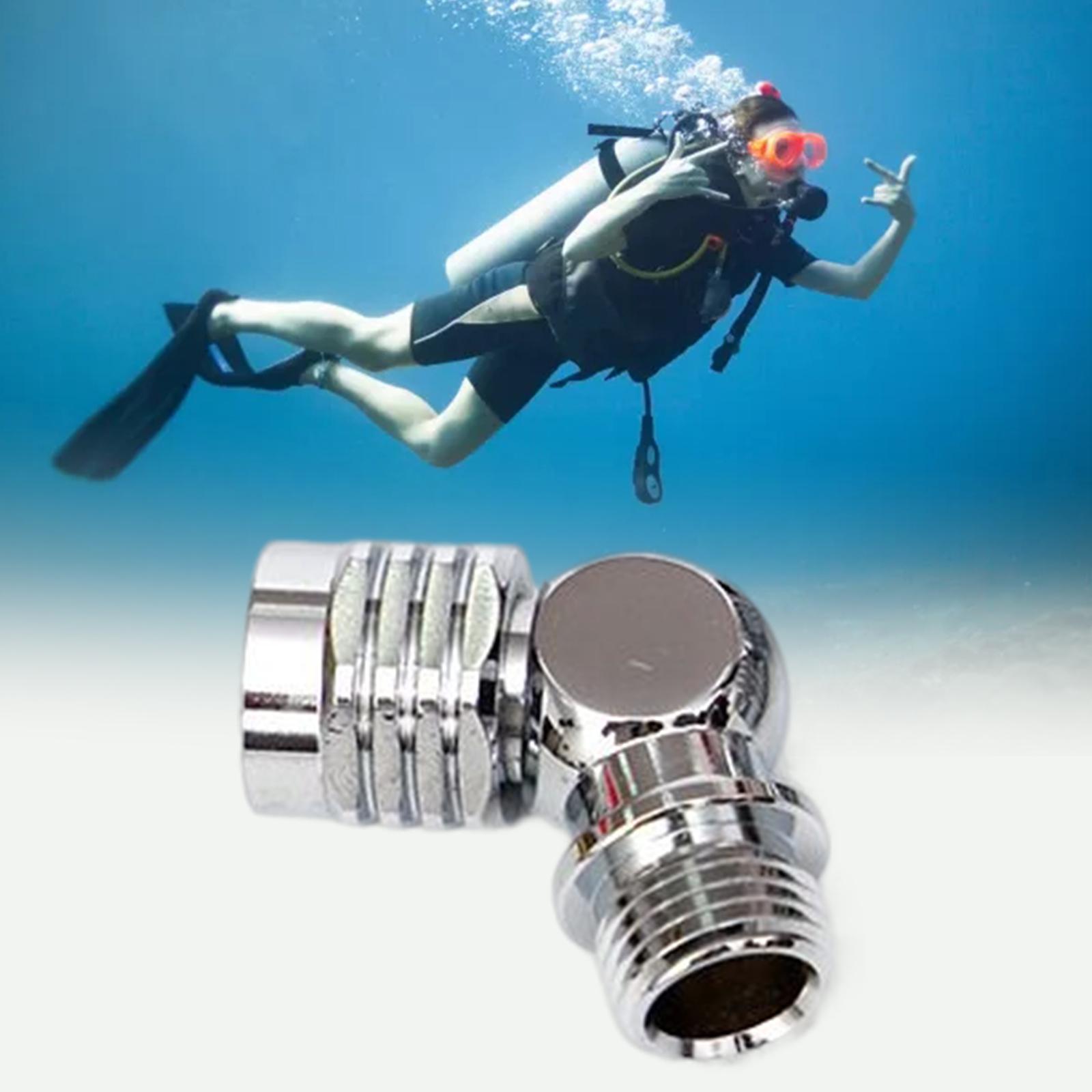 Swivel Hose Adapter for 2ND Stage Scuba Diving Regulator 3.5cm 110°