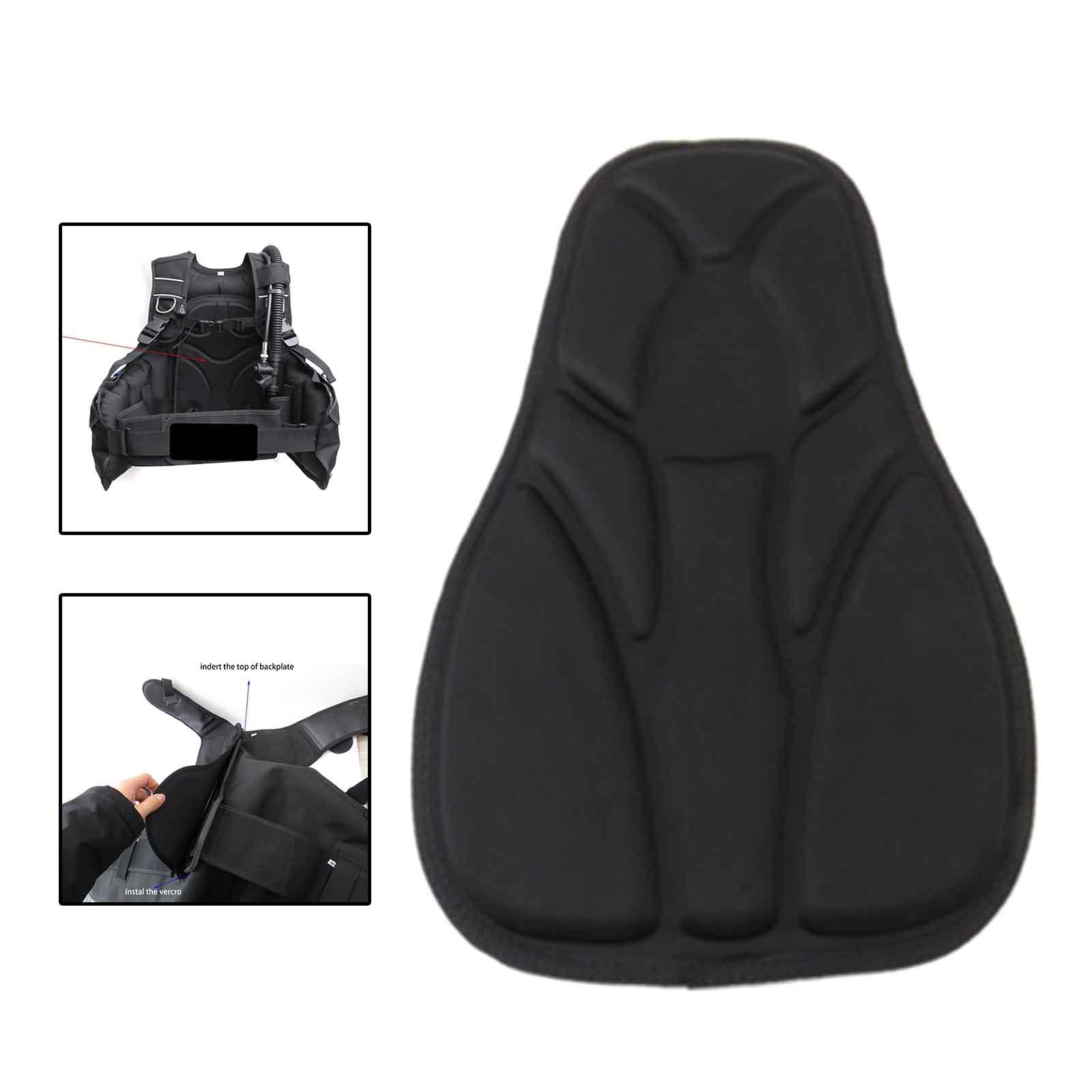 Lightweight Scuba Diving Back Plate Pad BCD Back Support Pad Cushion Adult 26cmx43cm