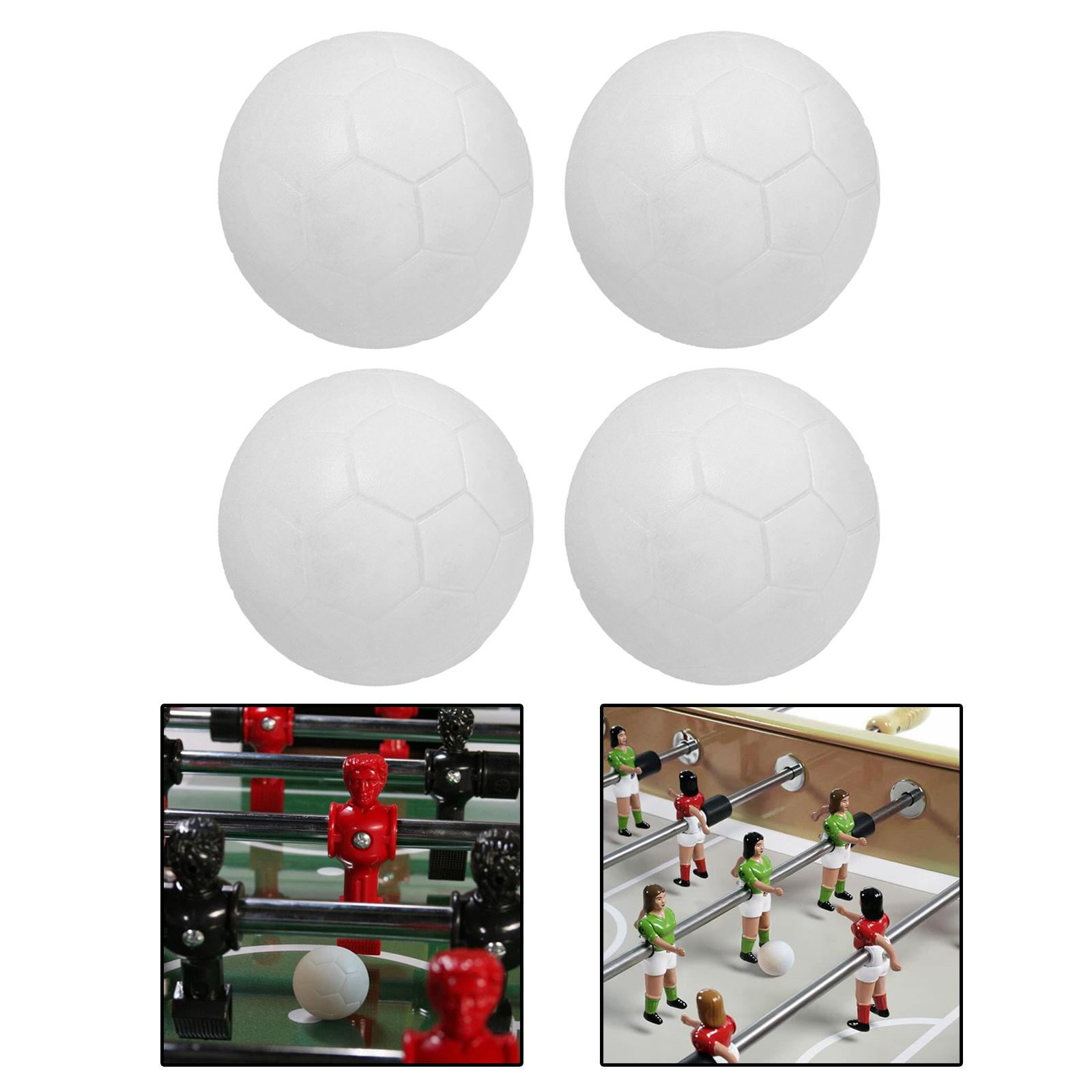 4x White Mini Replacement Balls Table Soccer 36mm Foosball machine