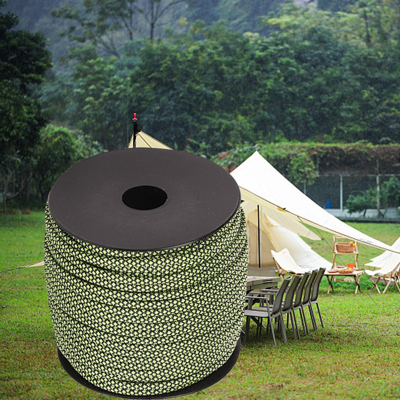 4mm Paracord Camping Rope Survival tent Accessory Camping Green