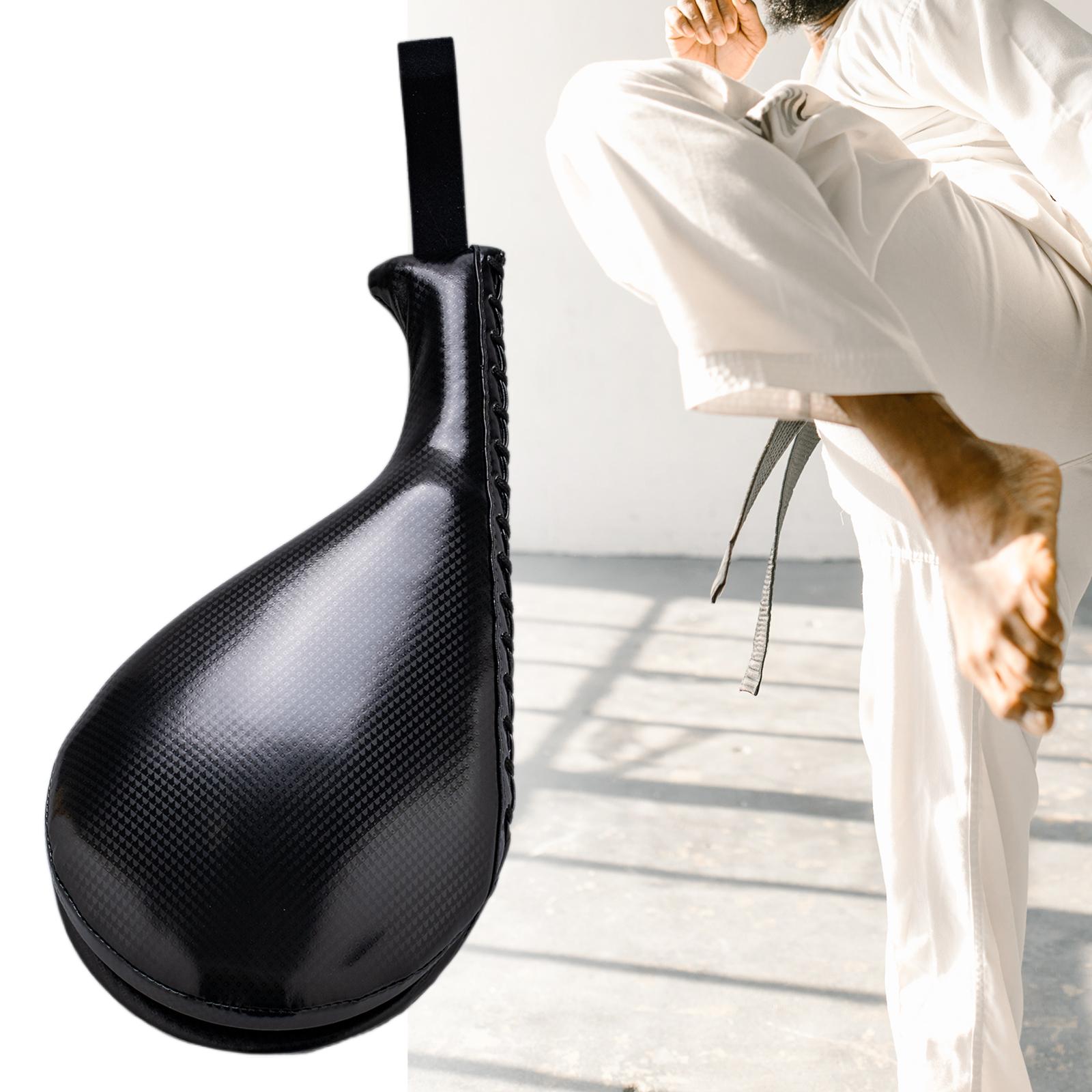 Taekwondo Kick Pads Kickboxing Training Kicking Shield Kicking Target Pad Black 38x20cm