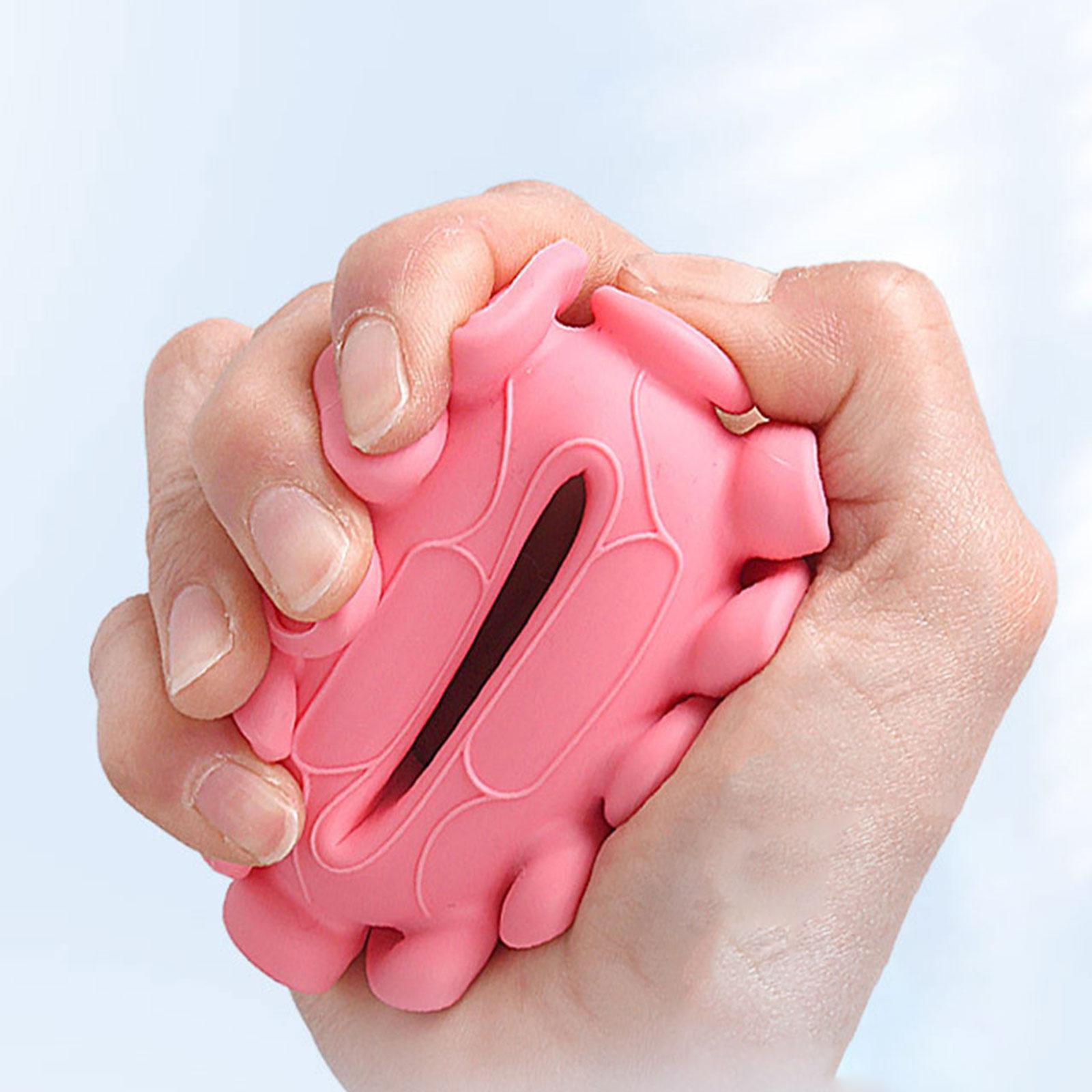 Hand Grip Strengthener Muscle Training for Home Gym Sports Workout Pink 20 to 30LB