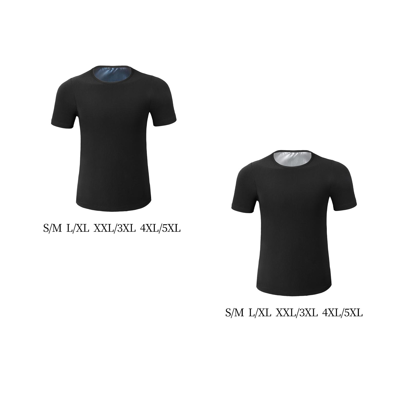 Mens Sauna Vest Workout Shirt Burner Shapewear Mens Heat Trapping Sweat Vest blue S/M