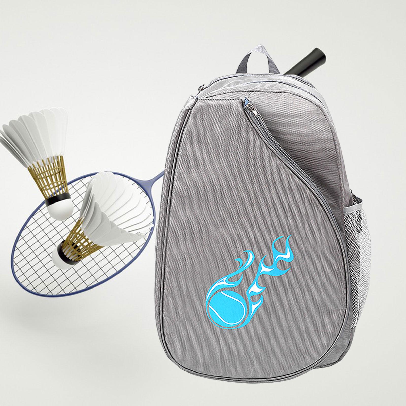 Pickleball Paddles Backpack Tote Waterproof Tennis Racquet Tennis Racket Bag Gray