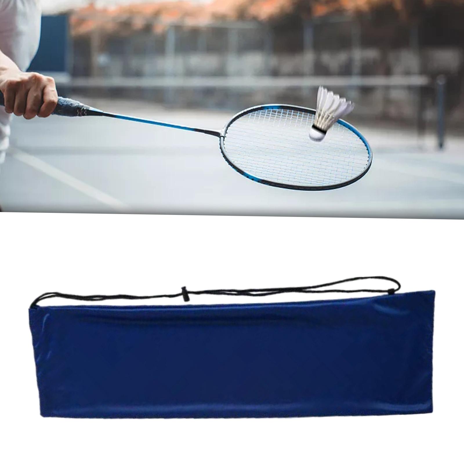 Badminton Racket Bag Racket Shoulder Bag Racket Cover Bag Carrier Carry Case Blue