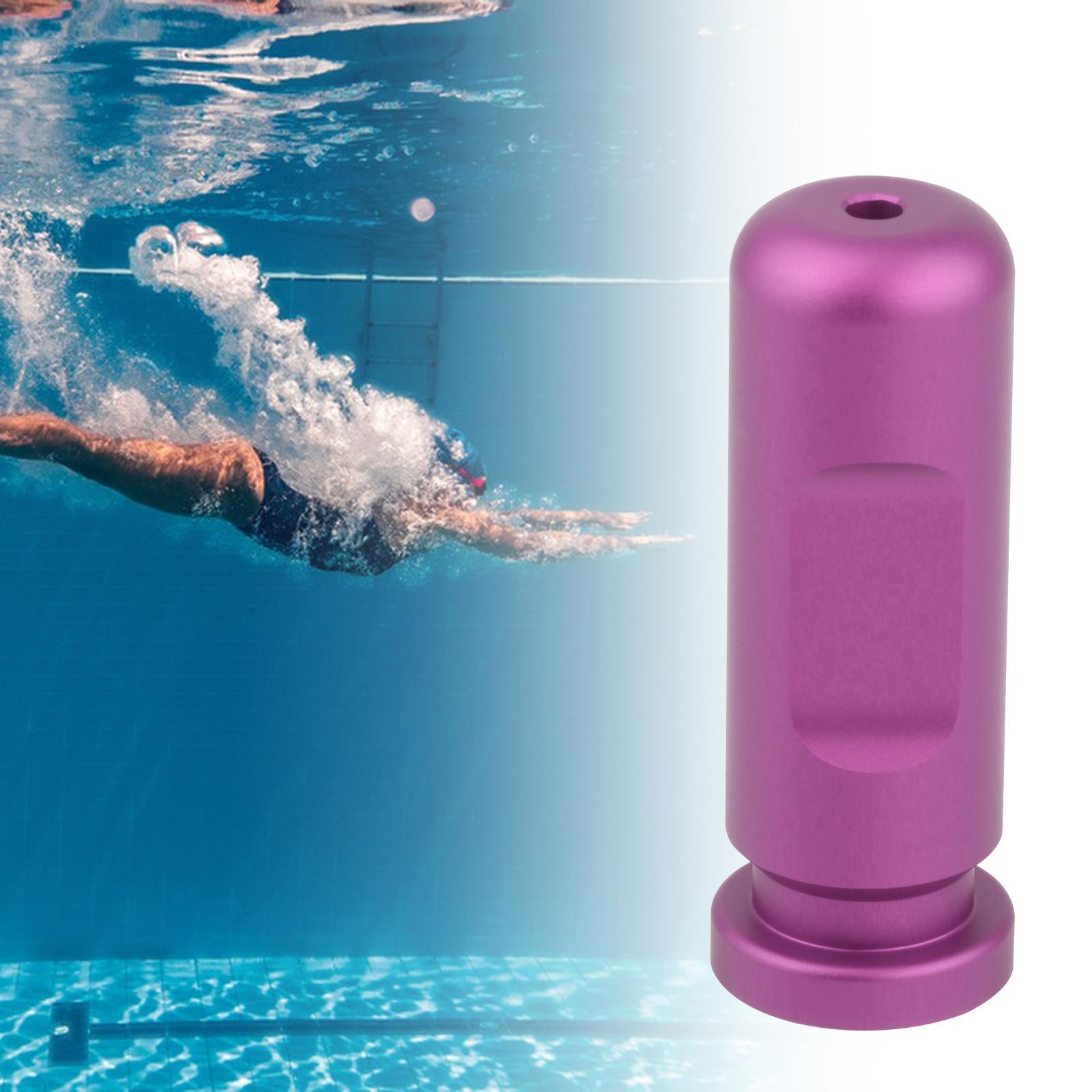 Freediving Ear Equalization Exerciser Aluminum Practing Ear Pressure Balance Purple