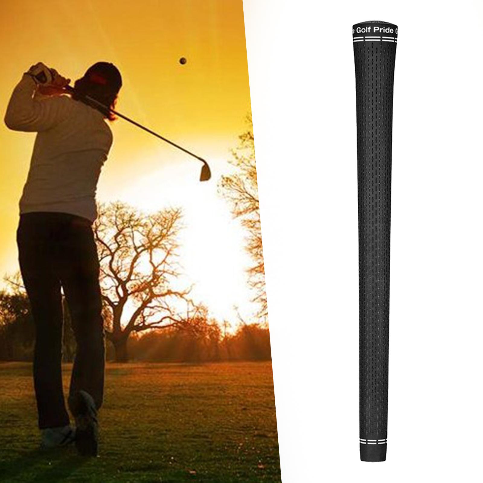 Golf Grips Men Lightweight Provides Ultimate Feedback Full Weather Conditions Black