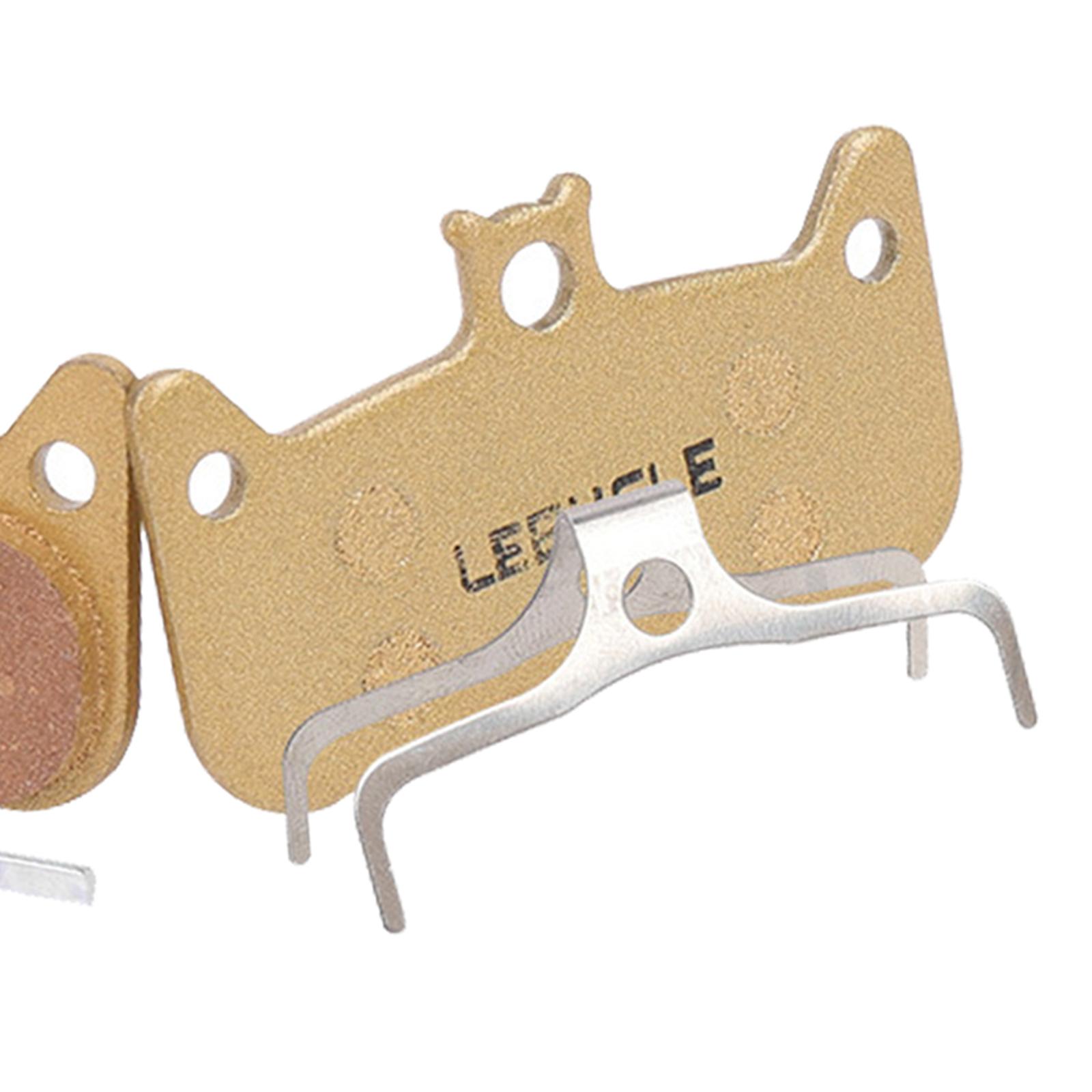 2x Bike Brake Pads Easily Install Reusable Long Service Disc Brake Pads