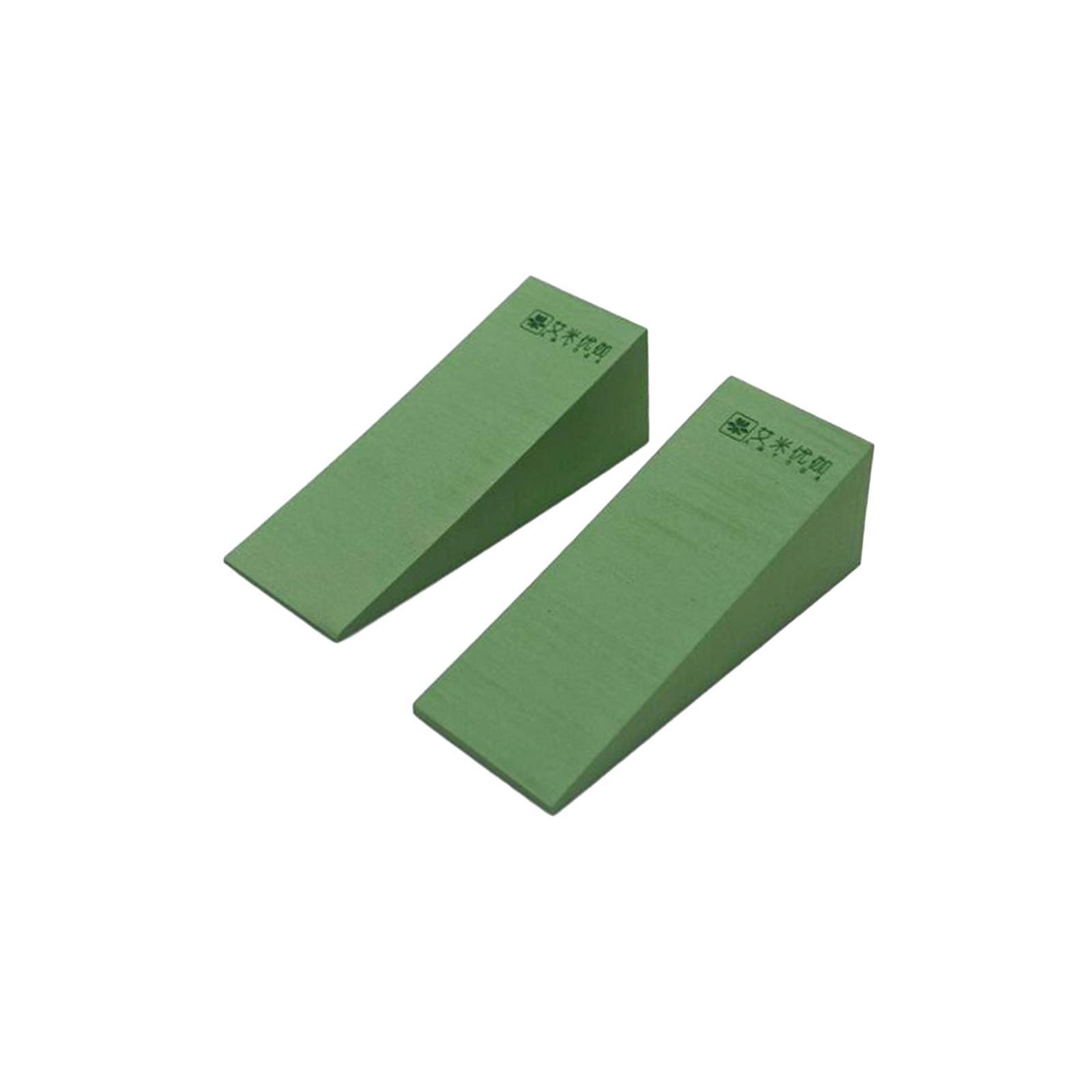 2Pcs Yoga Foam Wedge Nonslip EVA Foam Calf Stretch Slant Board Heel Elevated