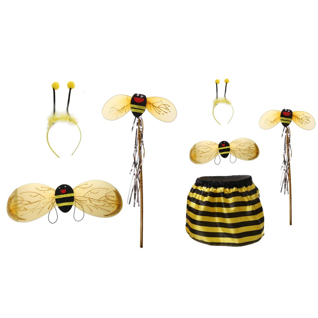 2x SMALL NET LADYBIRD BUMBLE BEE BUTTERFLY WINGS PARTY FANCY DRESS COSTUMES