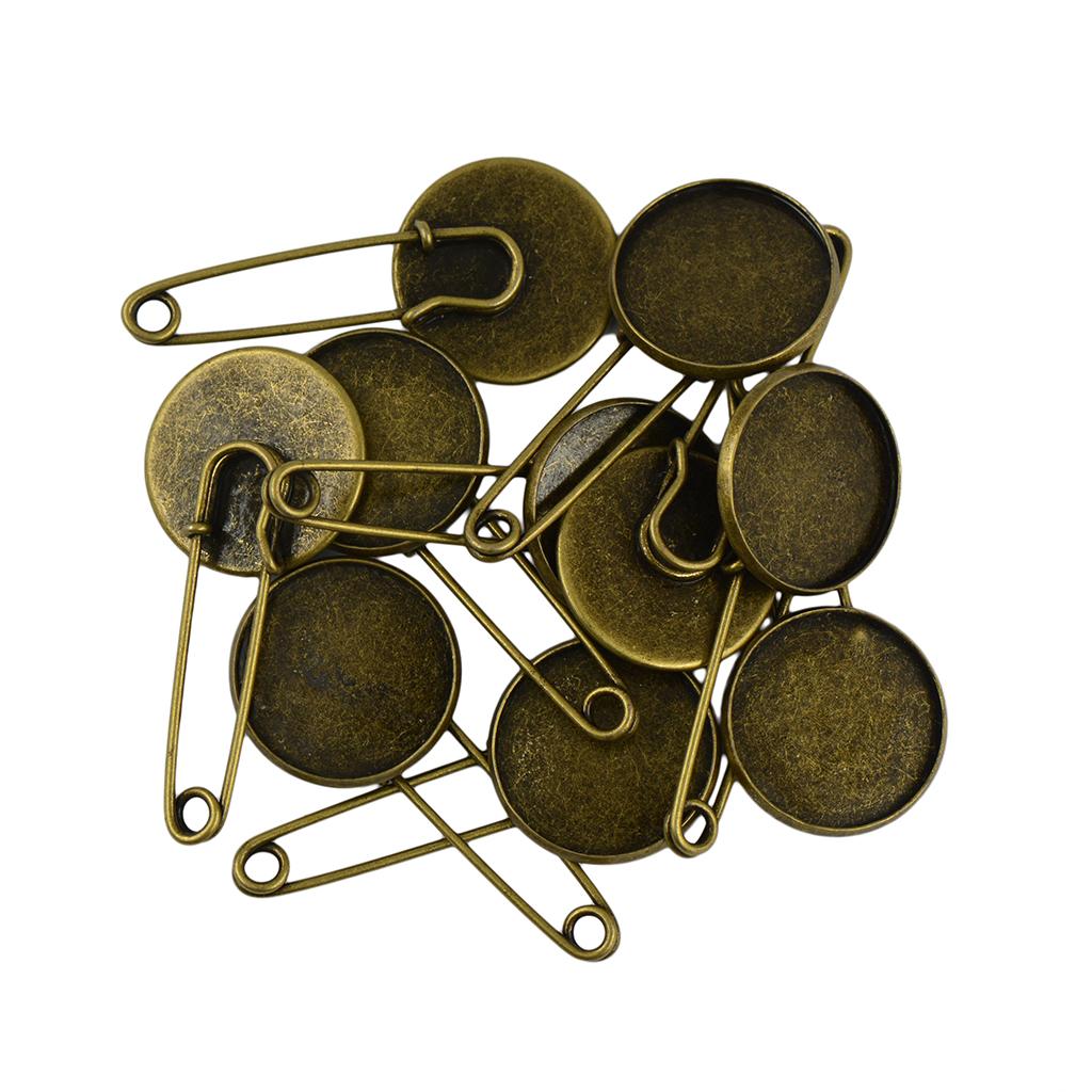 3Pins Large Metal Kilt Pin Scarf Brooch Safety Knitting Brooch Stitch Holder Pins New 57mm Golden 