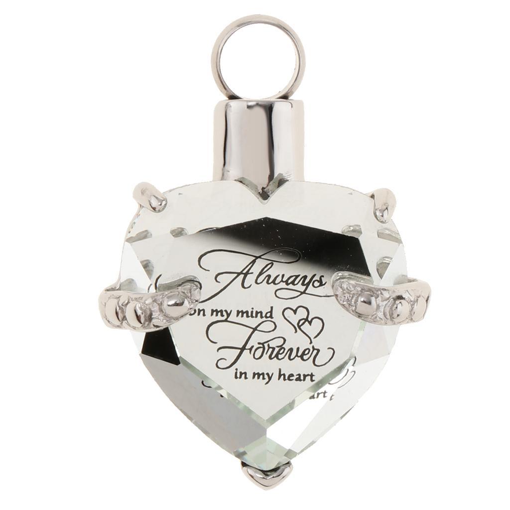 Cremation Jewelry for Pet Human Ashes "Always In my Heart ...