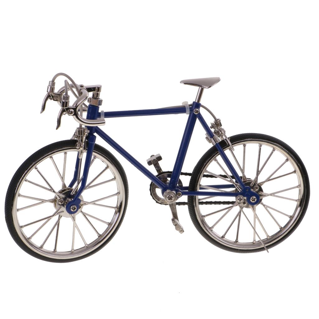 1:10 Bicicleta de Carreras de Aleación de simulación Road & Bicicleta Mountain Modelo 18cm longitud 10cm HT 