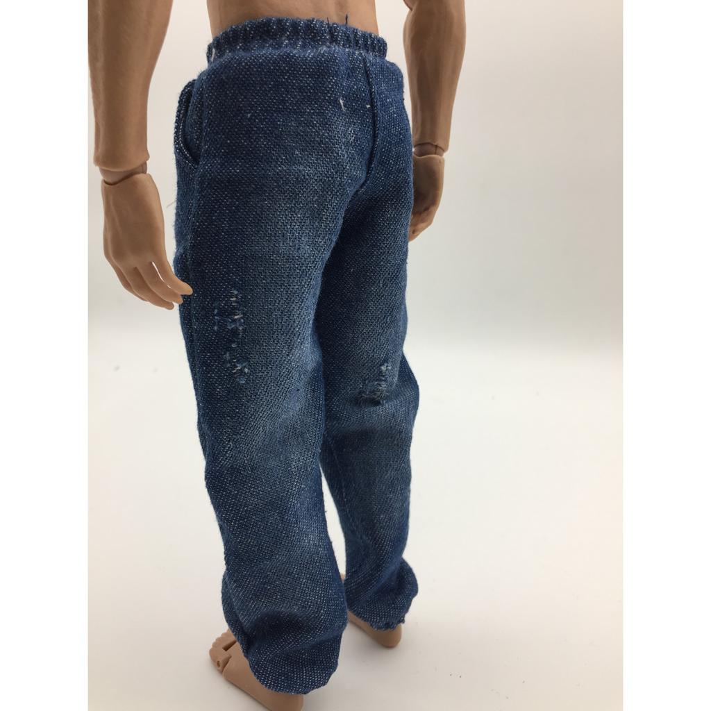 1/6 Scale Mens Vest T-shirt Pants Jeans Outfit Set for 12'' Enterbay Figure Toys