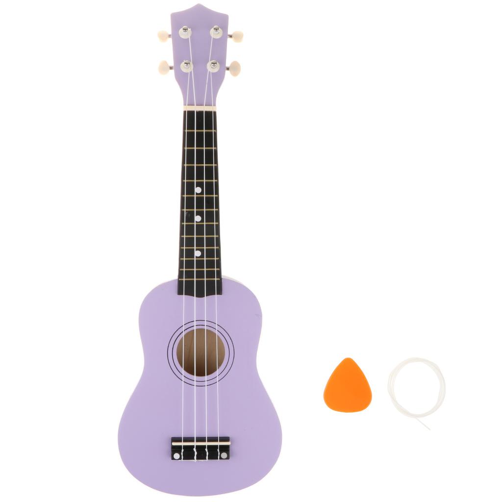 21" Hawaii Ukulele Mini 4 Strings Guitar for Kids Beginners Purple