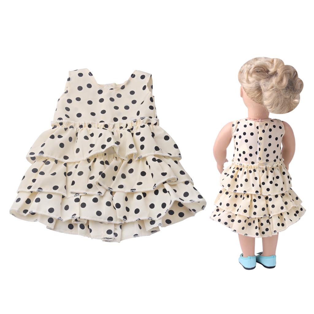 3pcs Doll Clothes 18" Sundress Dress Fits American 18 Inch Dolls