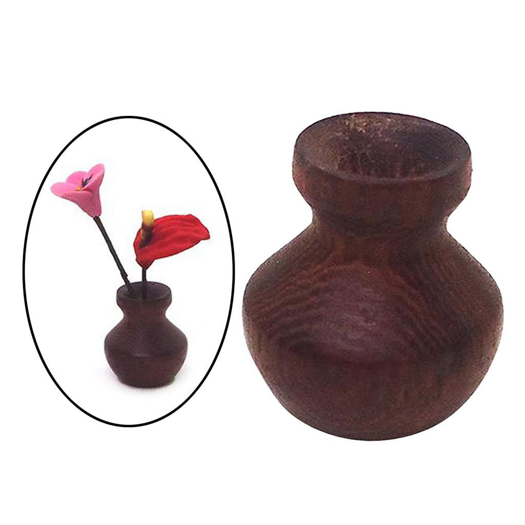 1:12 Scale Ceramic Vase Dolls House Miniature Set Short