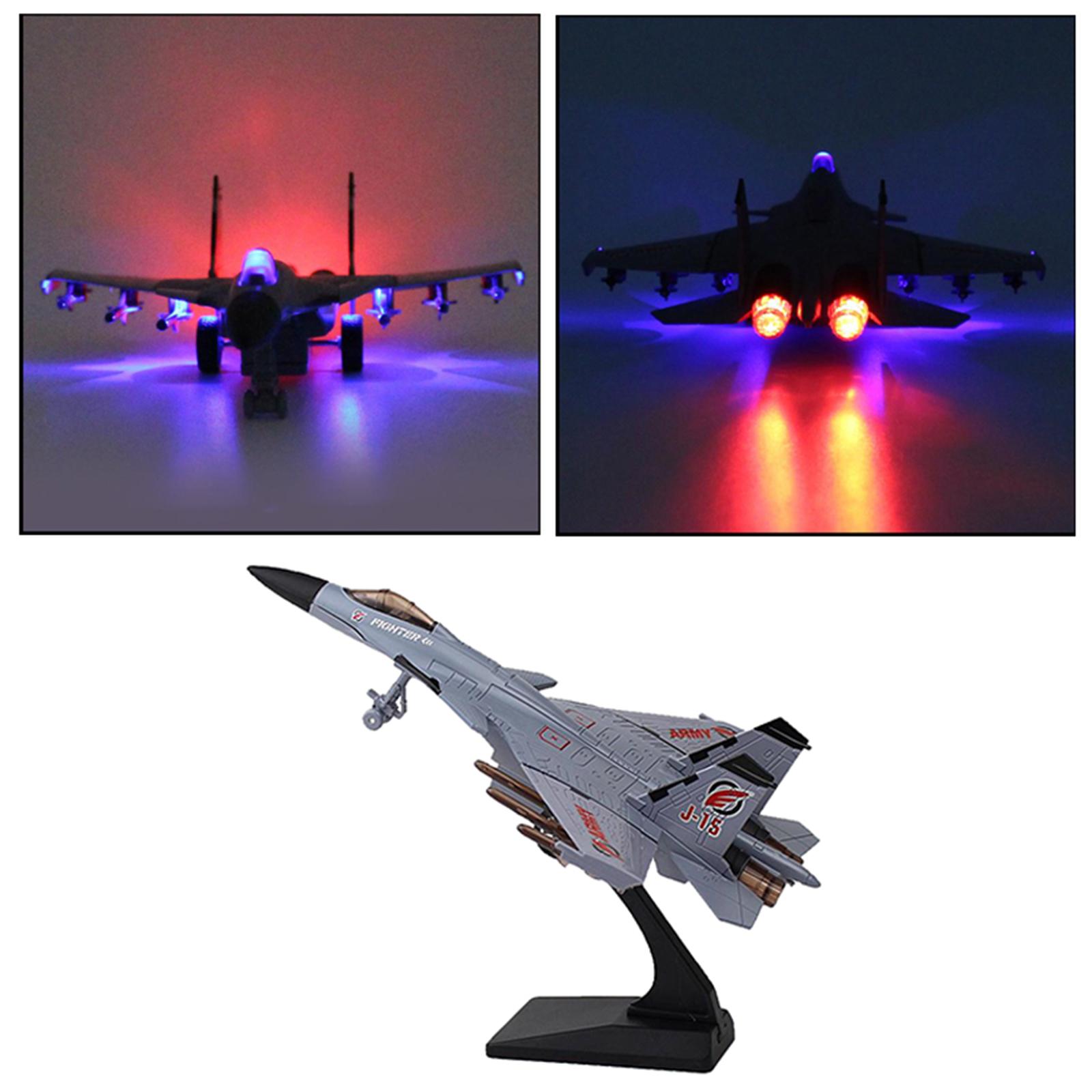 1/100 J15 Fighter Aircraft Diecast Simulation Diecast Fighter Plane Gray
