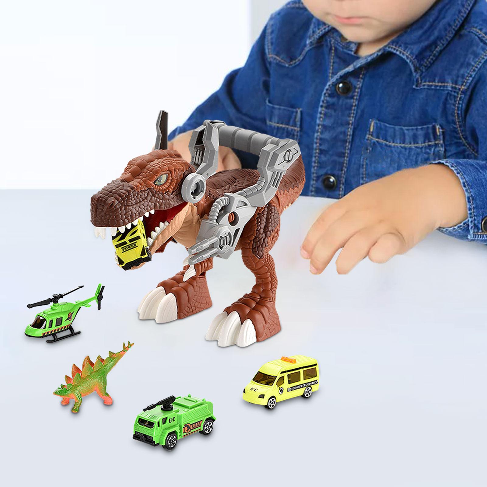 Dinosaur Swallowing Vehicle Game Favor Movable for Students Male Women